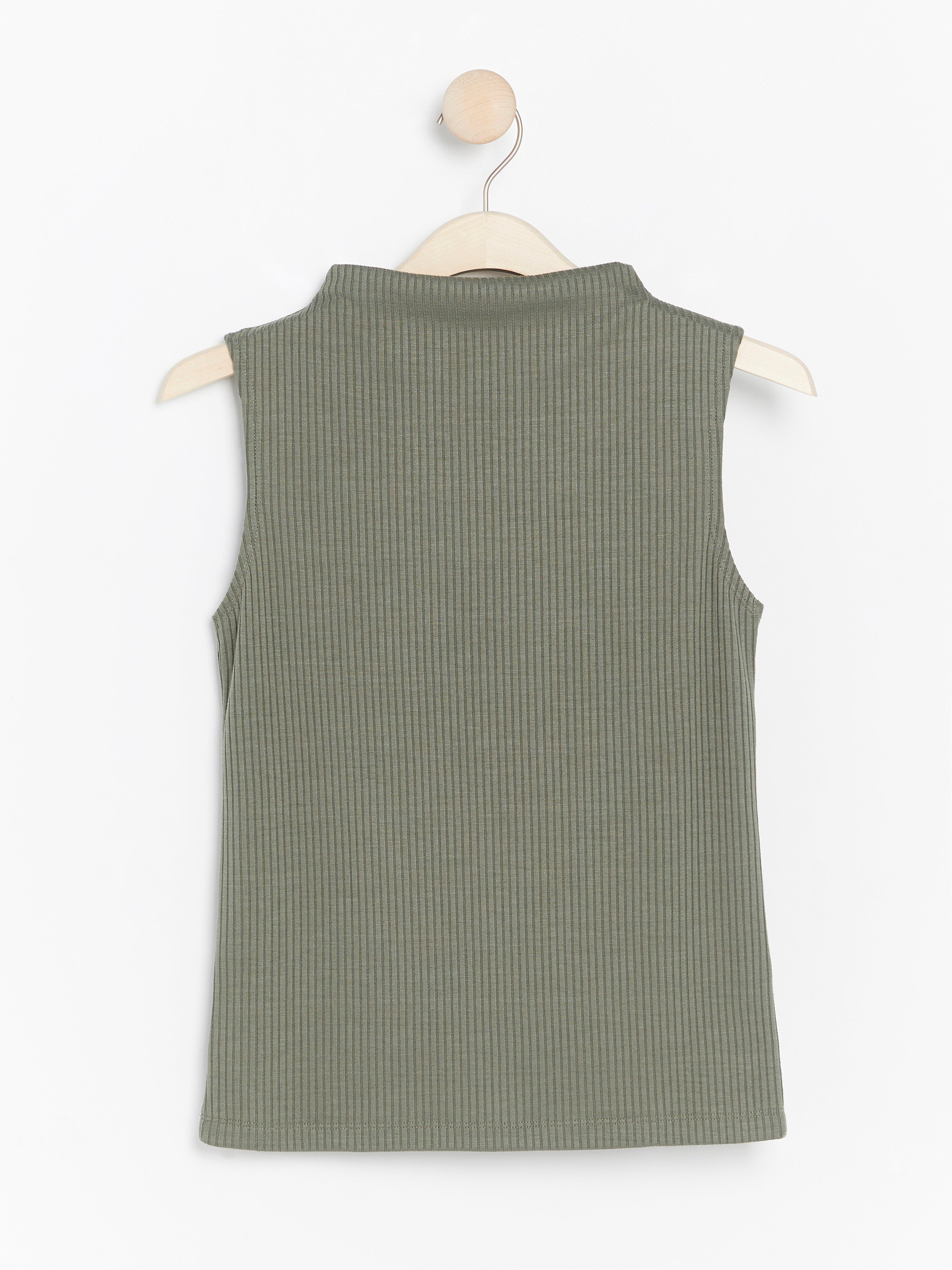 Roller Neck Top - Womens Wear - Green