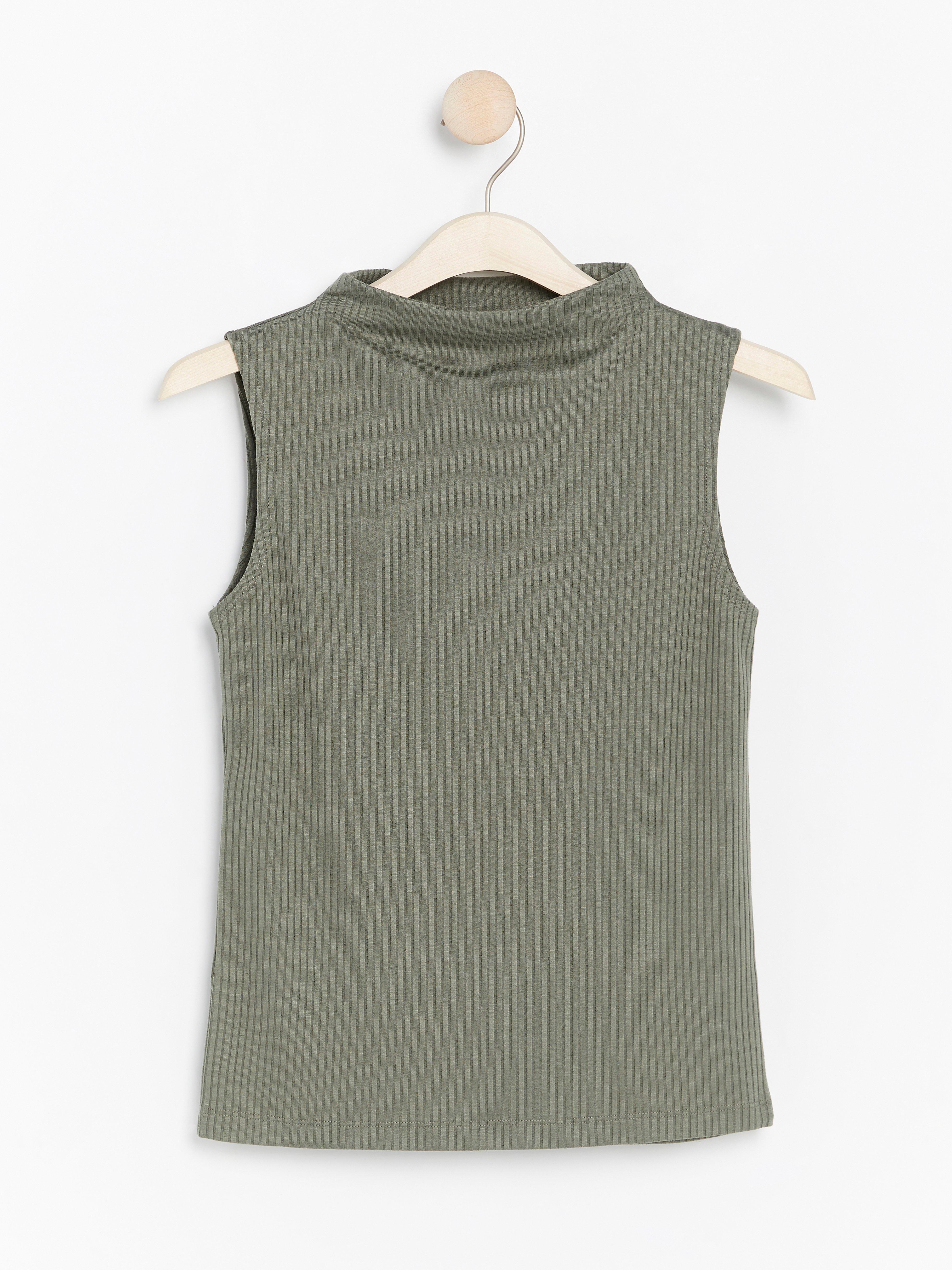 Roller Neck Top - Womens Wear - Green