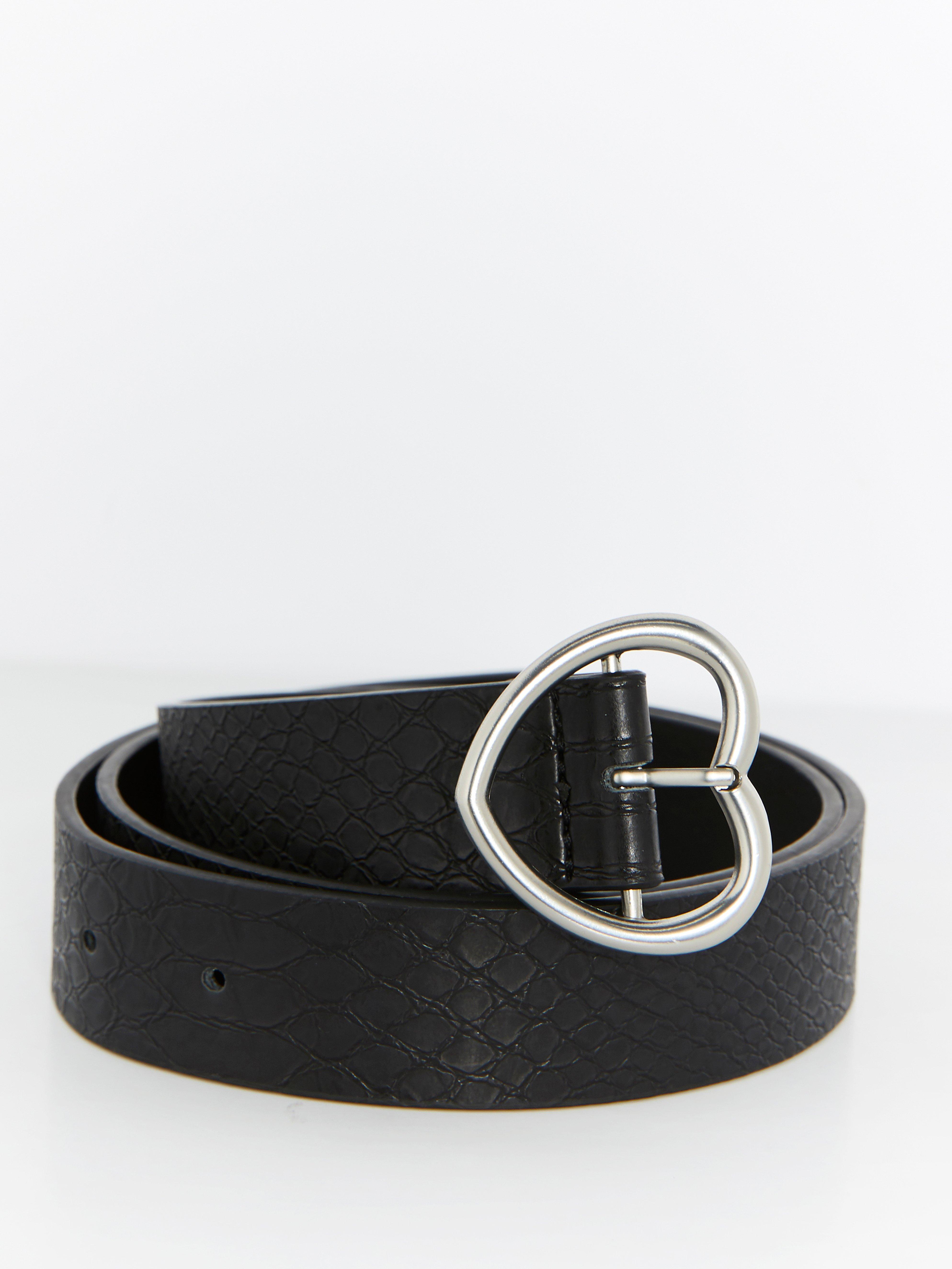 Belt with Heart Shaped Buckle | Lindex Europe