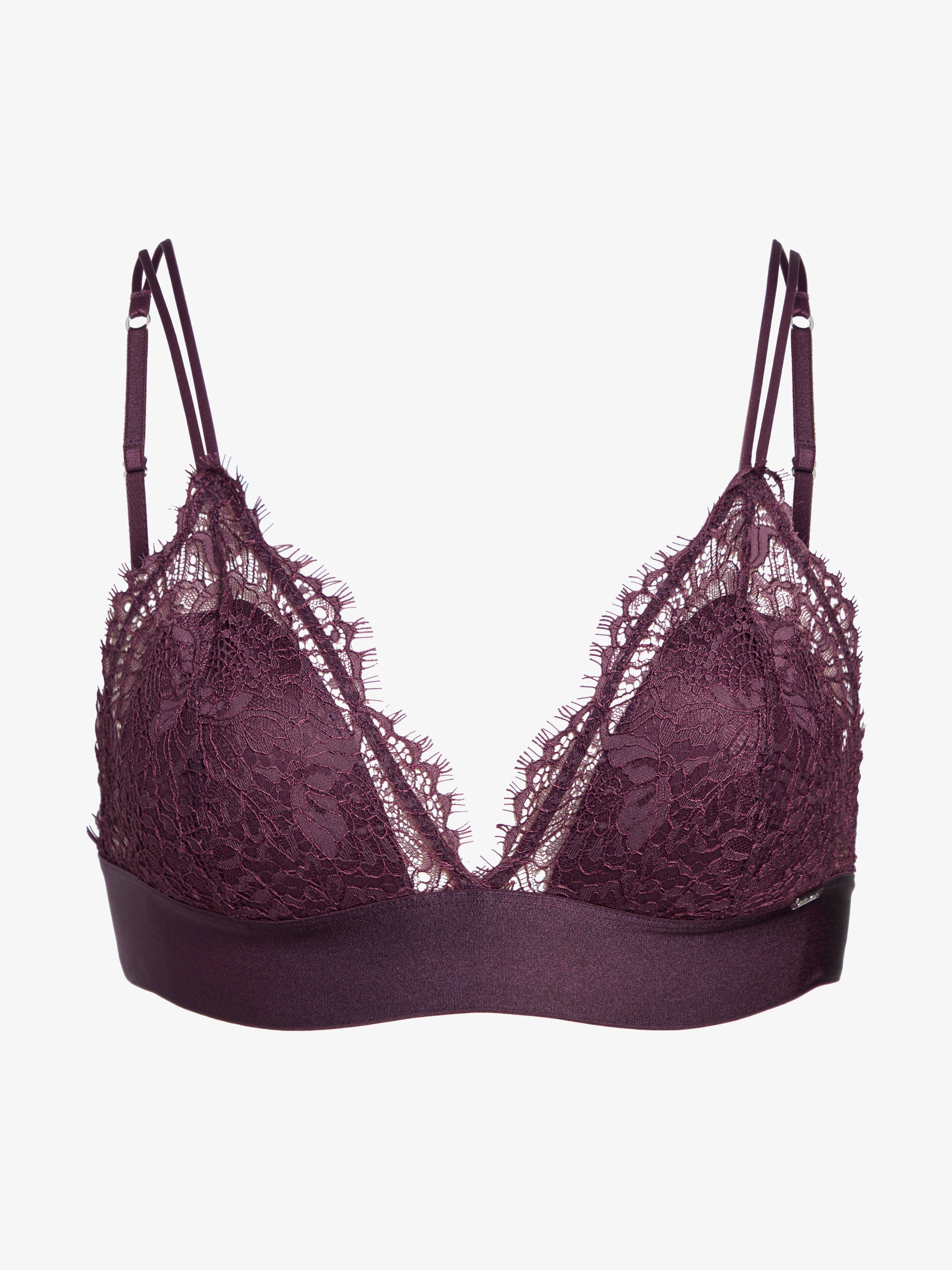 Rintaliivit ilman toppauksia (bralette) - Alusvaatteet - Liila