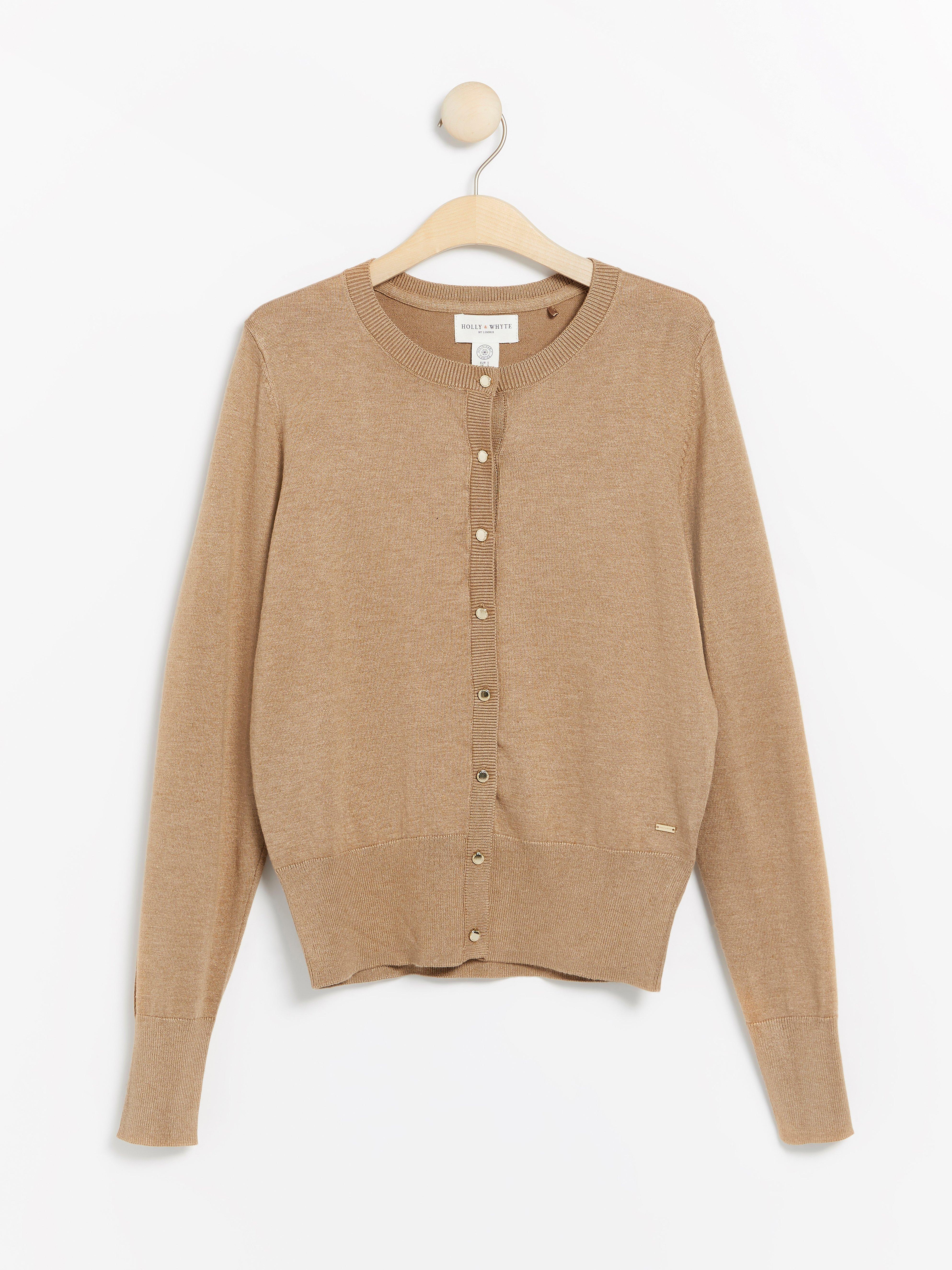 Kardigan - Ženy - Hnědá