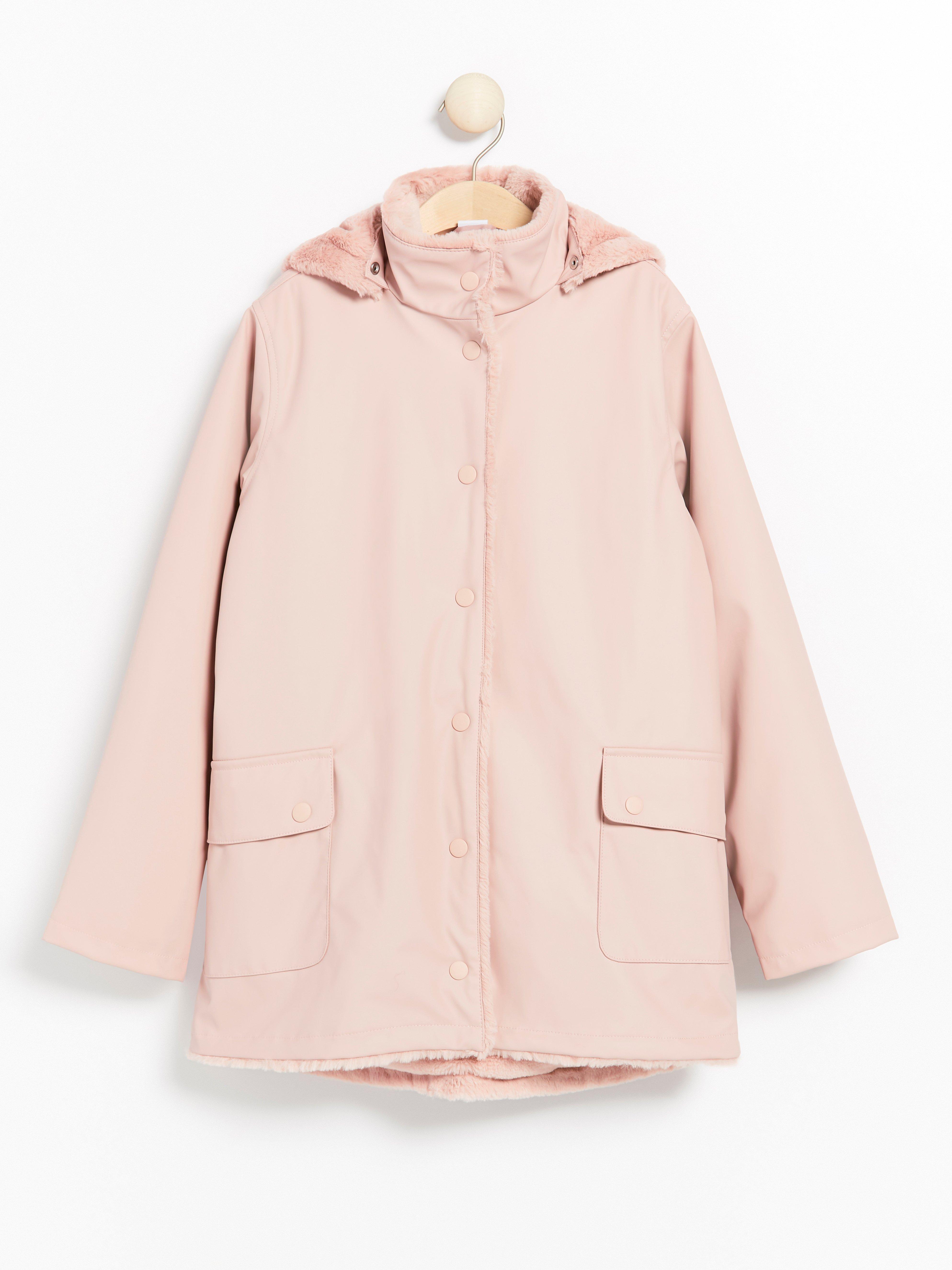 Regnjakke - Barn - Rosa