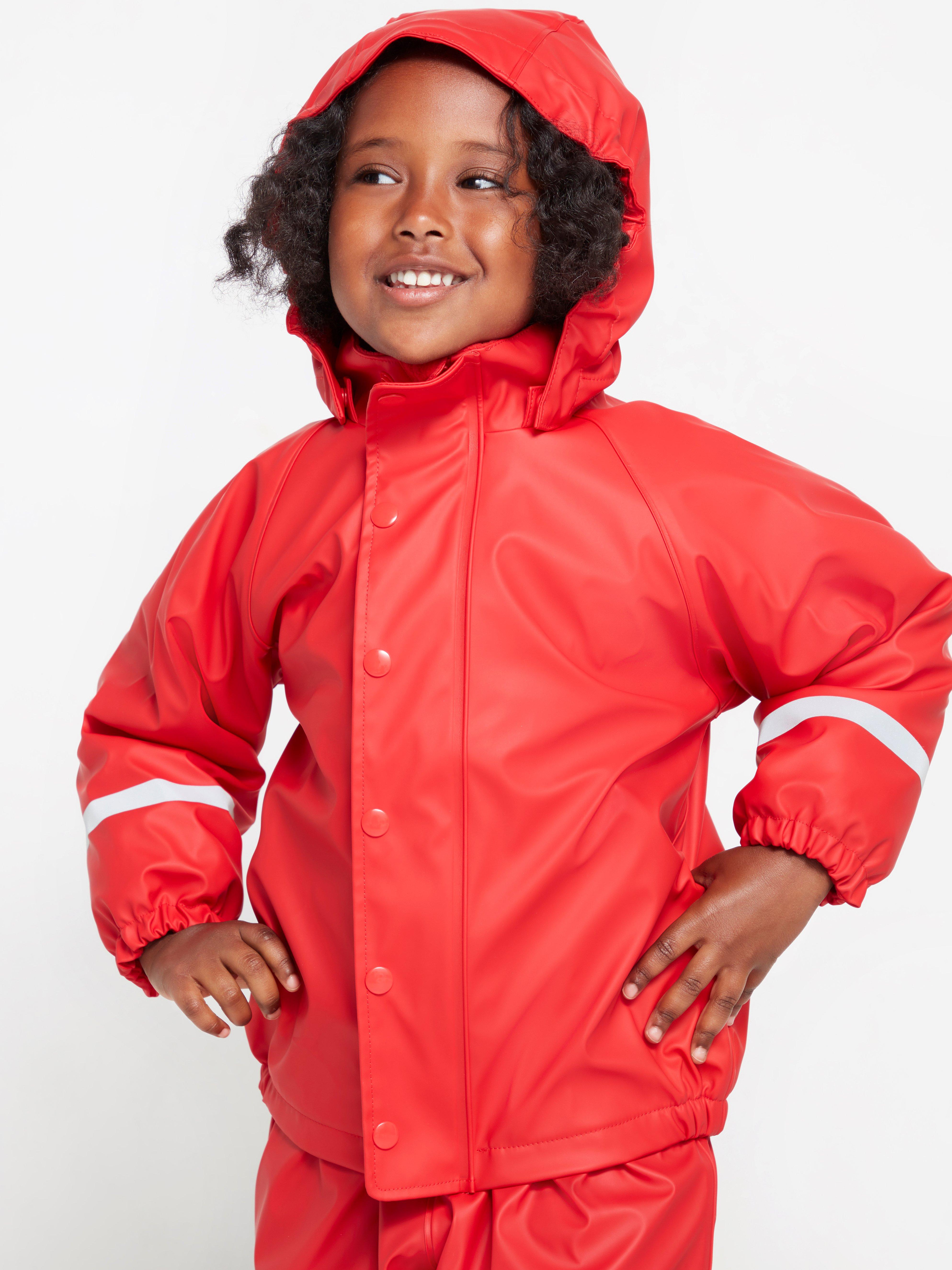 lined raincoat with hood