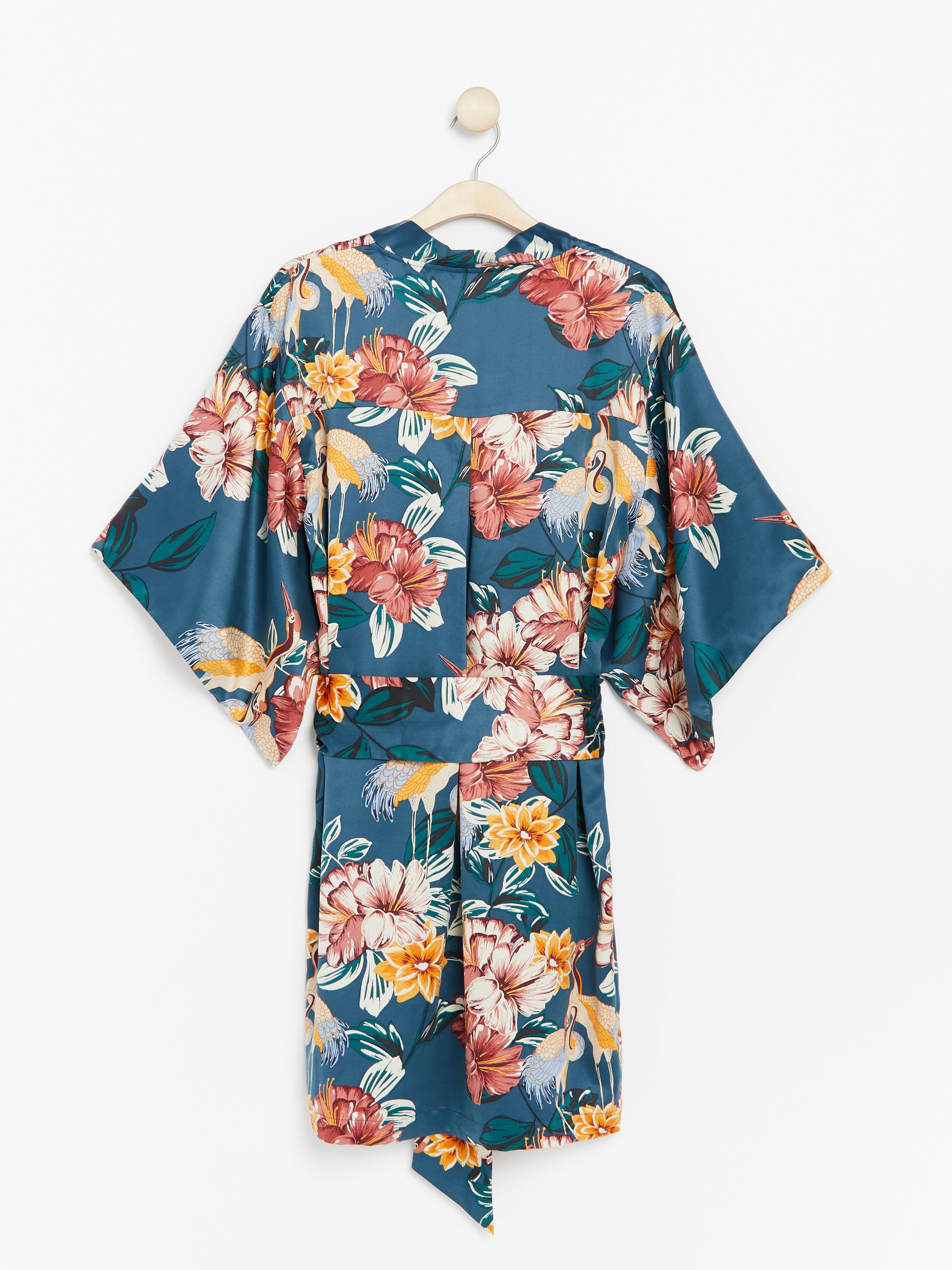 Kimono - Lingerie - Turquoise