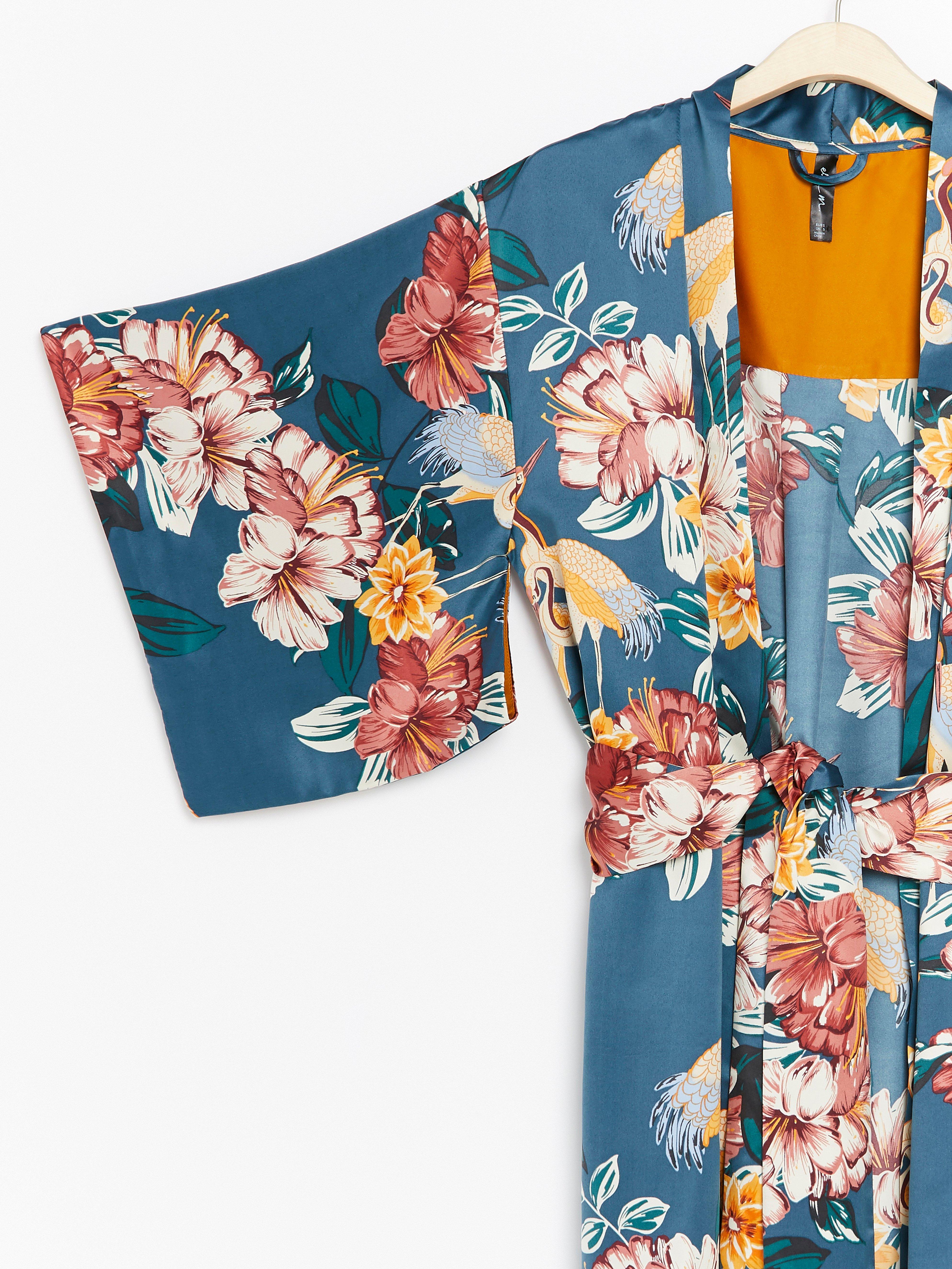 Kimono - Lingerie - Turquoise