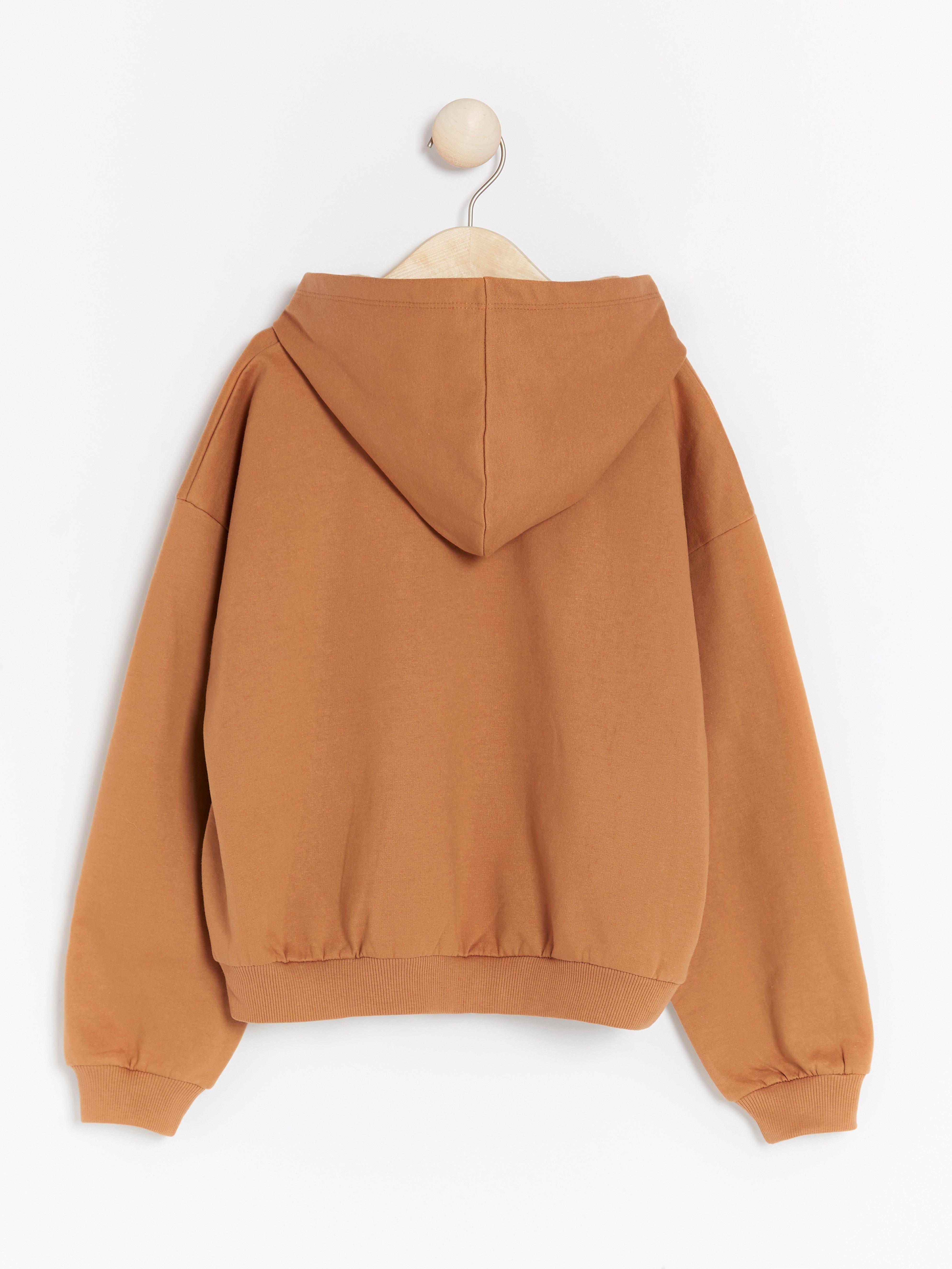 Hooded Sweatshirt - Kids Wear - Brown