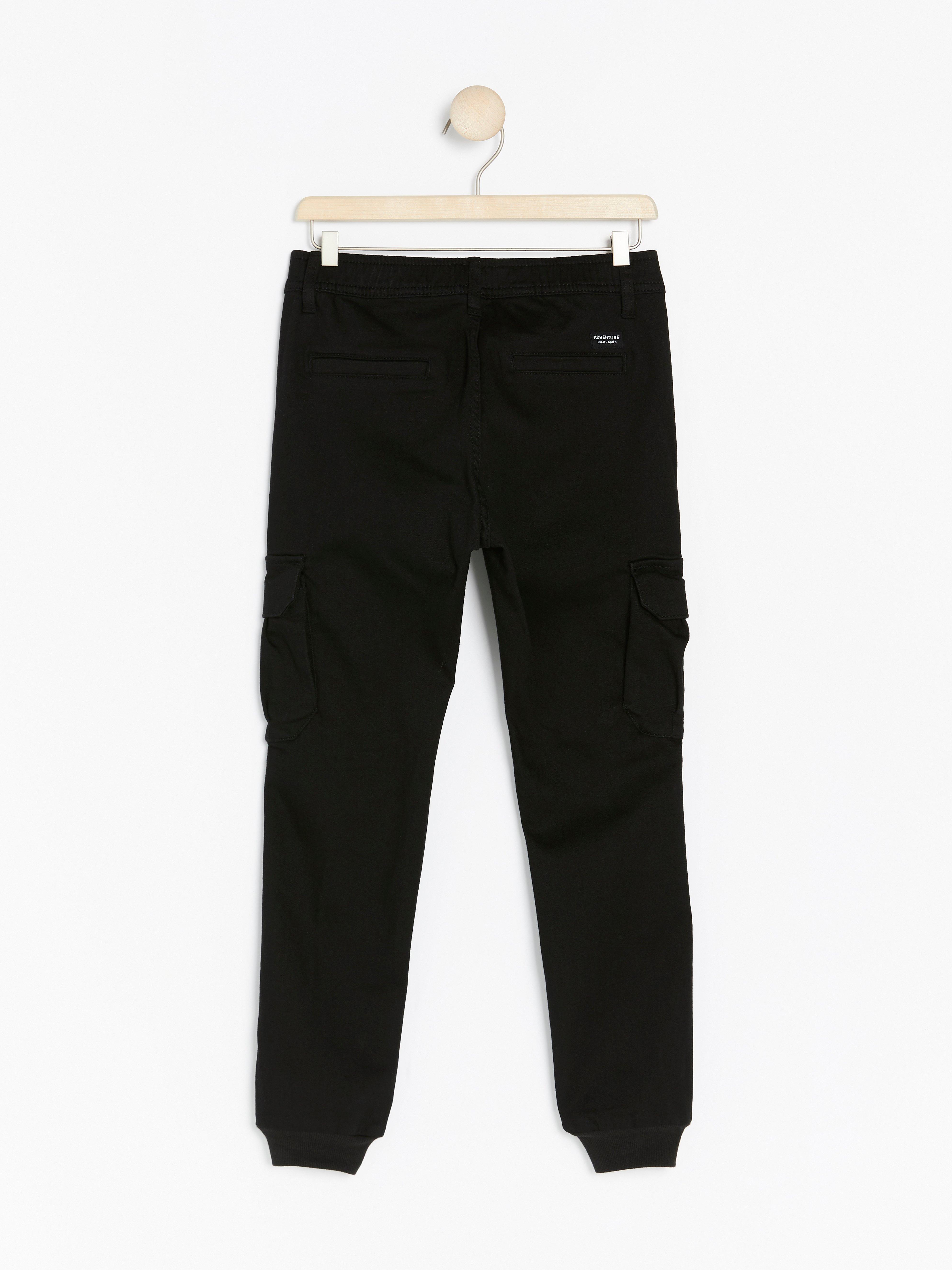 Cargo Trousers - Kids Wear - Black