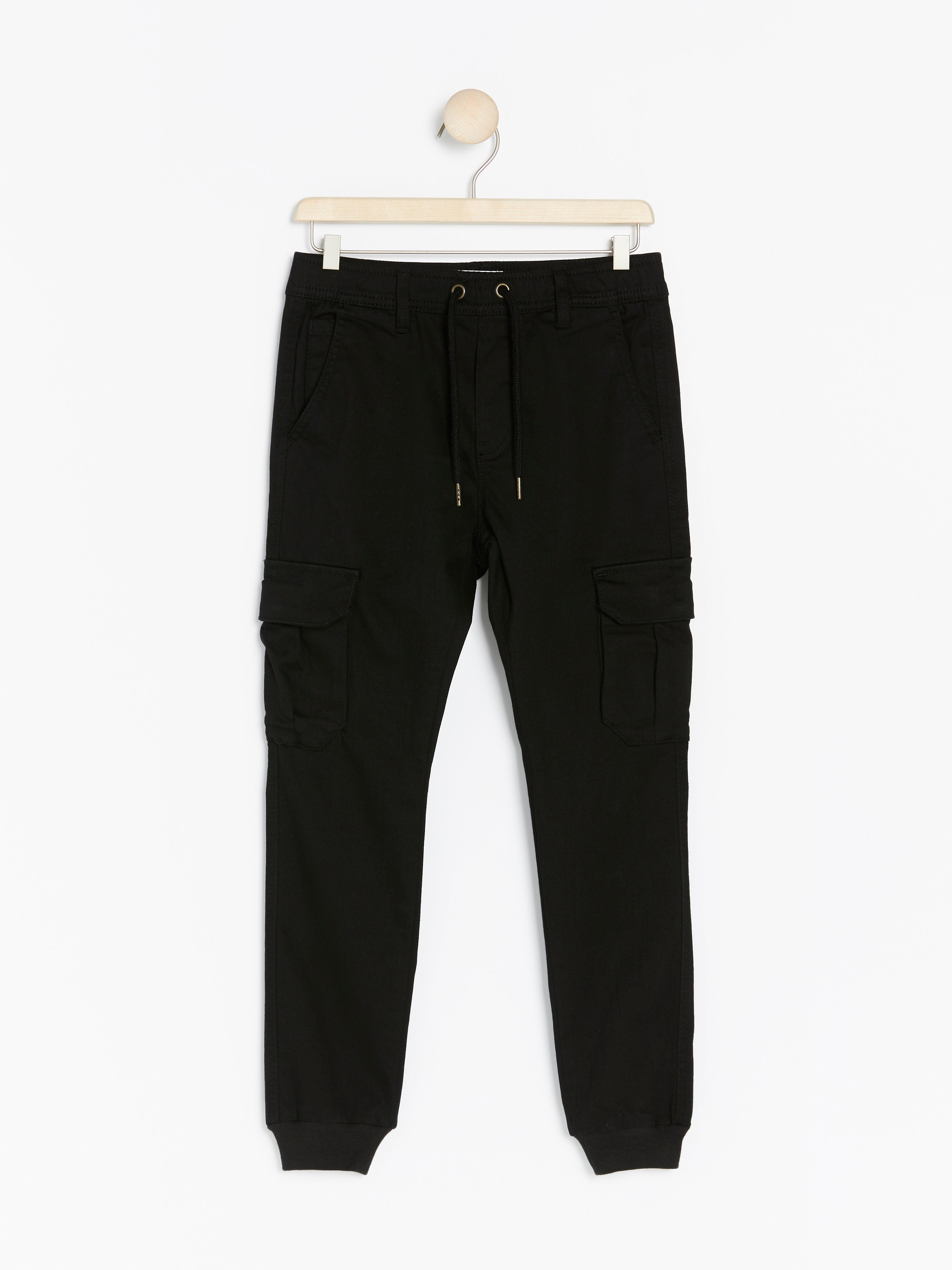 Cargo Trousers - Kids Wear - Black