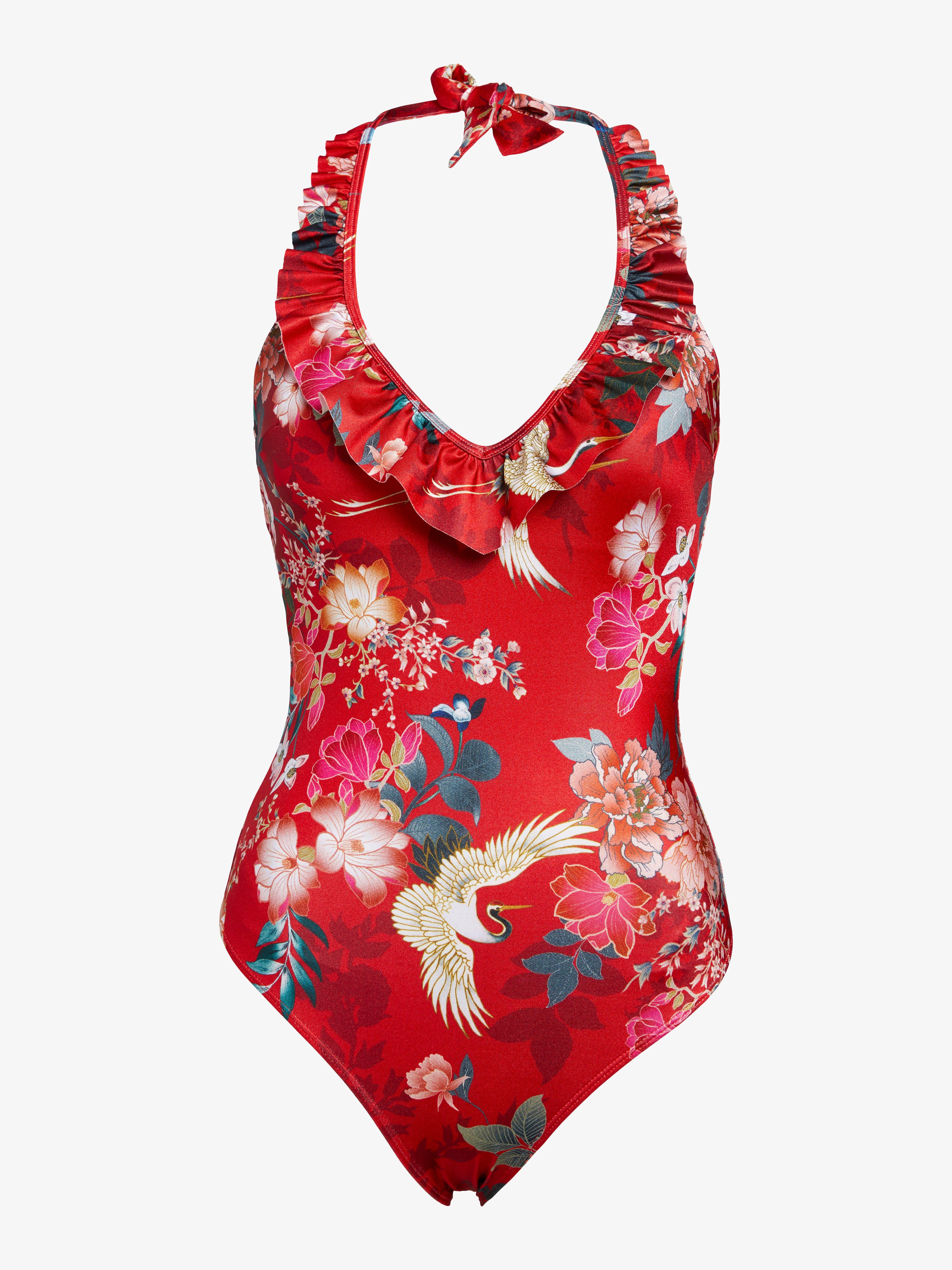 Swim Suit - Lingerie - Red