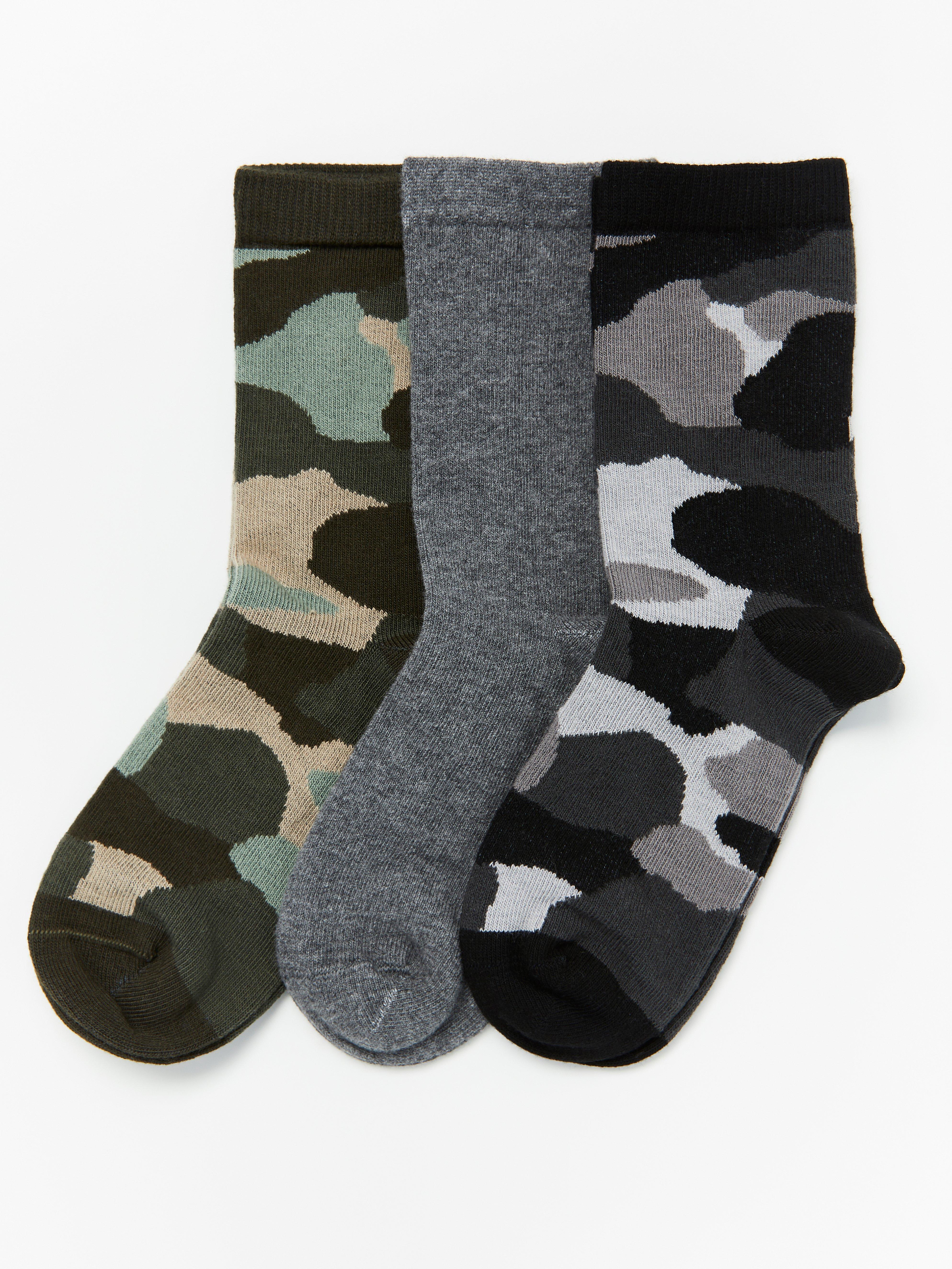 camouflage socks