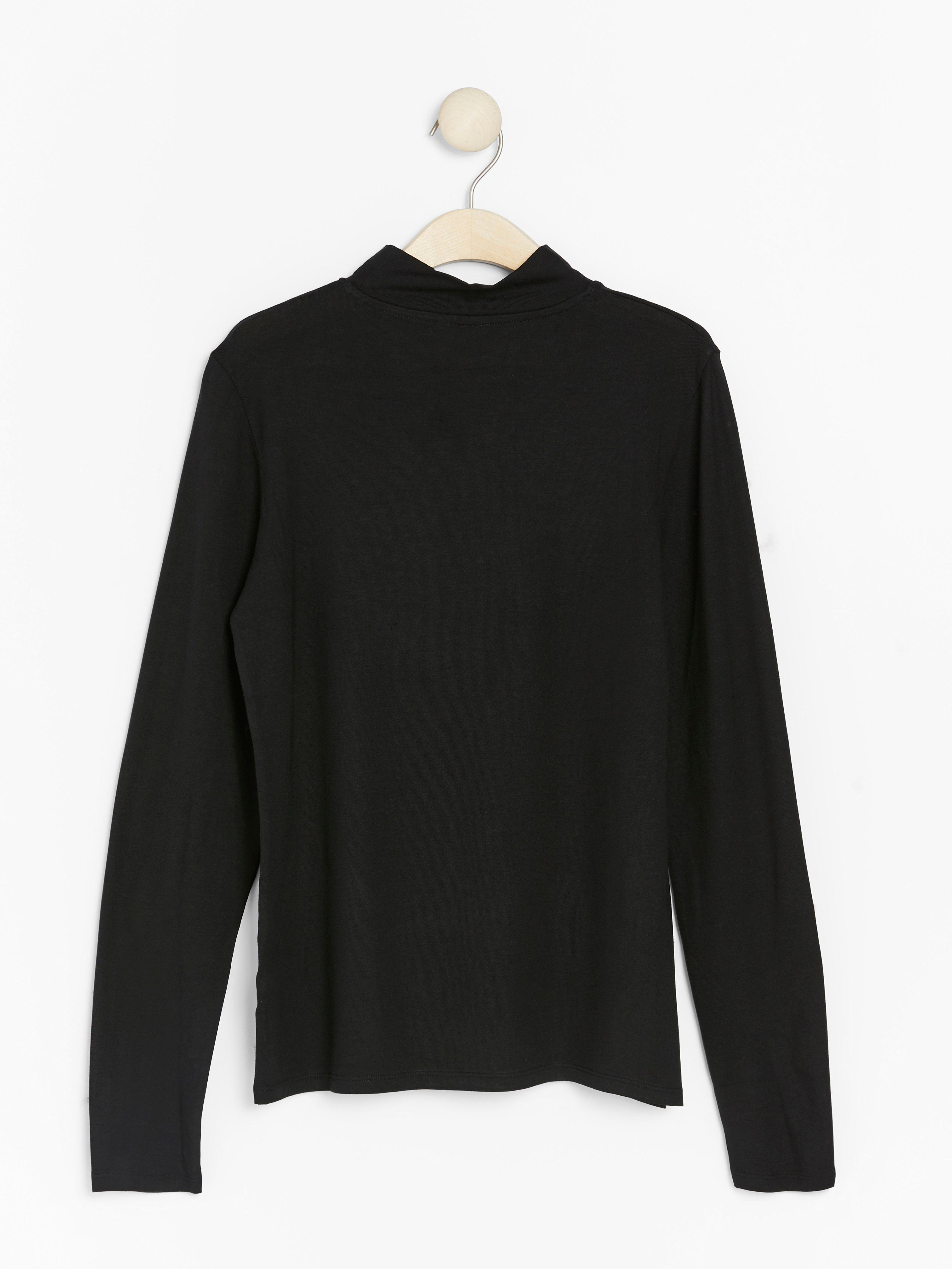 Roller Neck Top - Womens Wear - Black