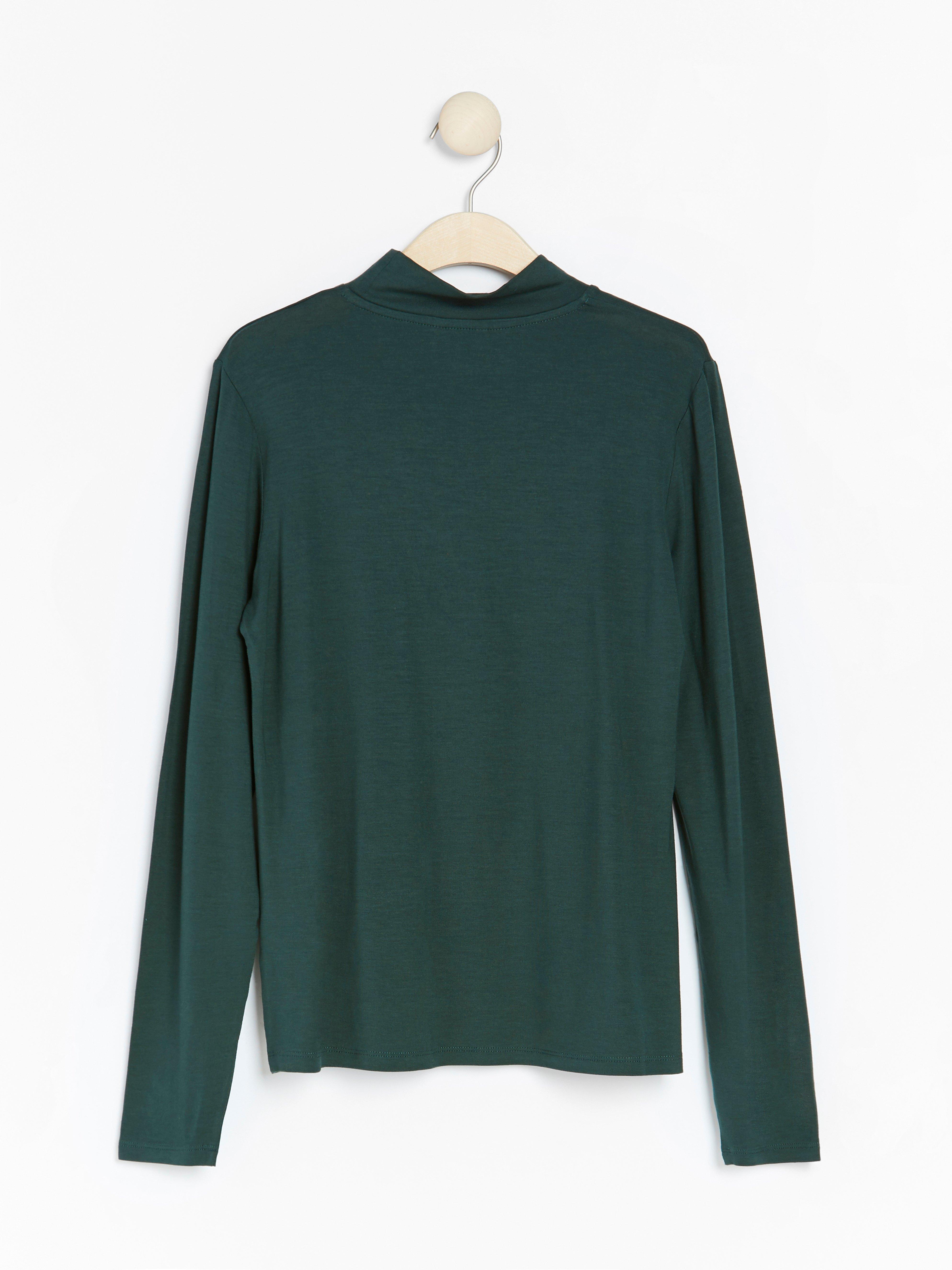 Roller Neck Top - Womens Wear - Green
