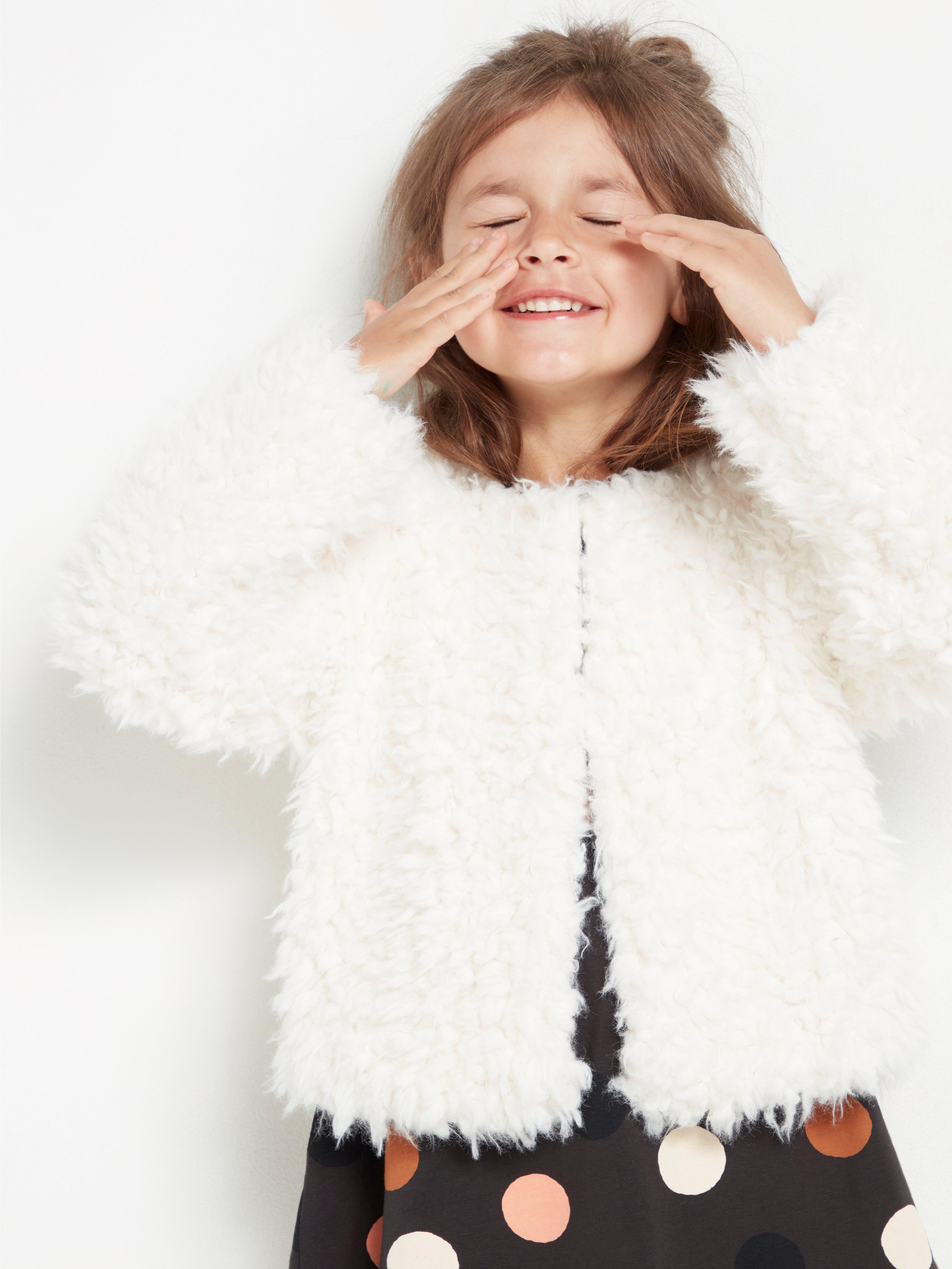 short fake fur jacket