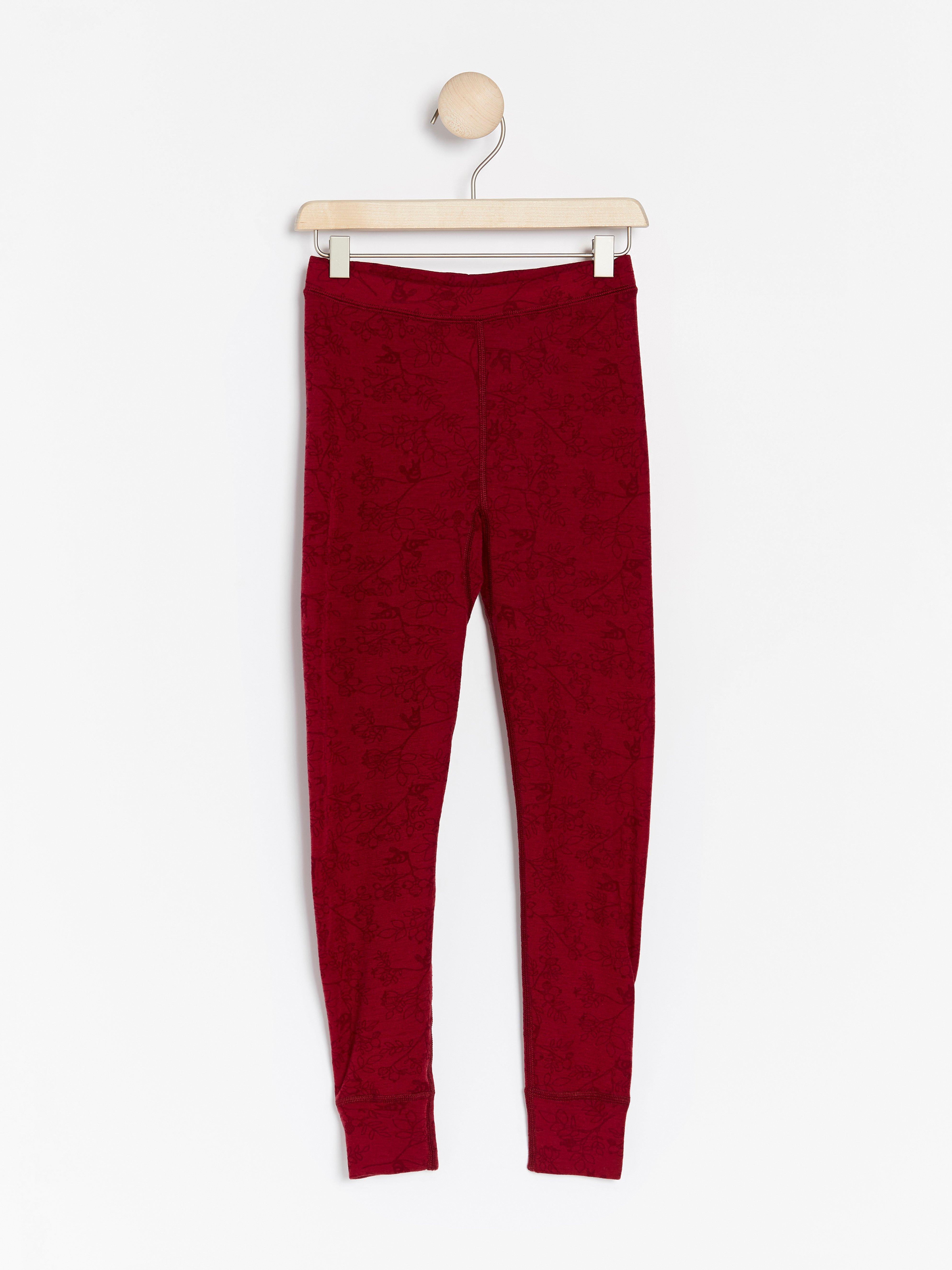 Långkalsonger - Barn - Röd