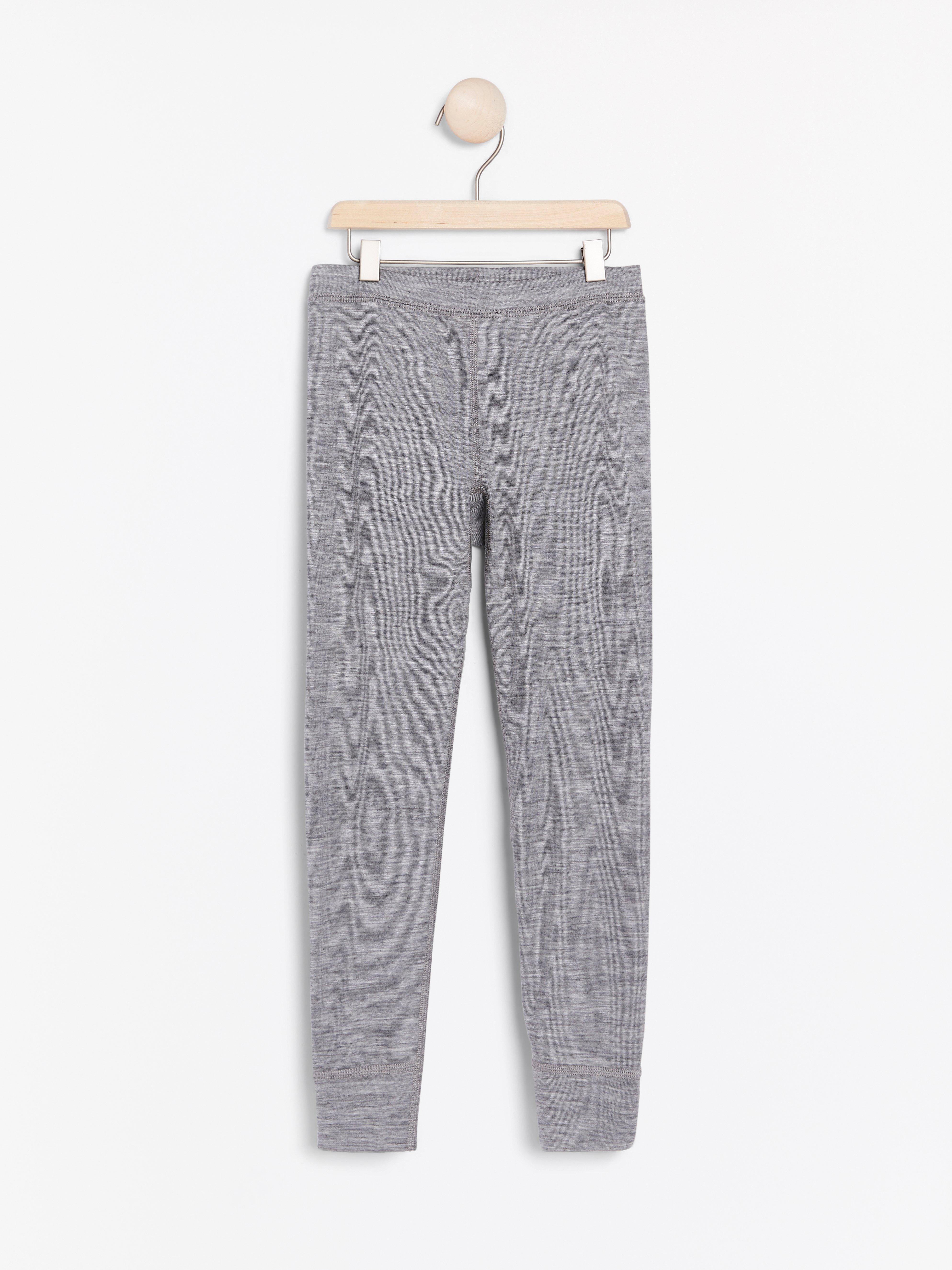 Långkalsonger - Barn - Grå