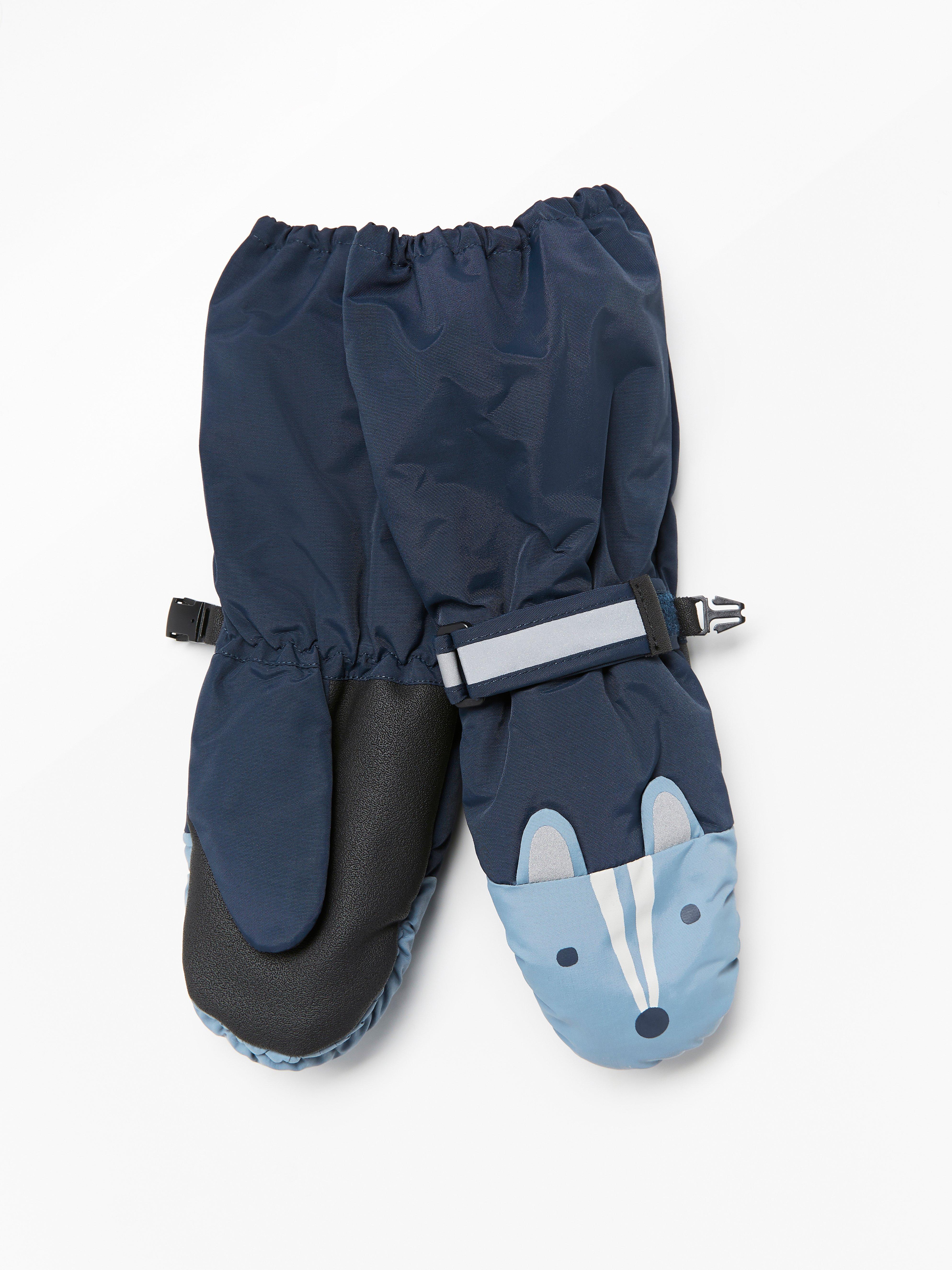 Ski Mittens - Kids Wear - Blue