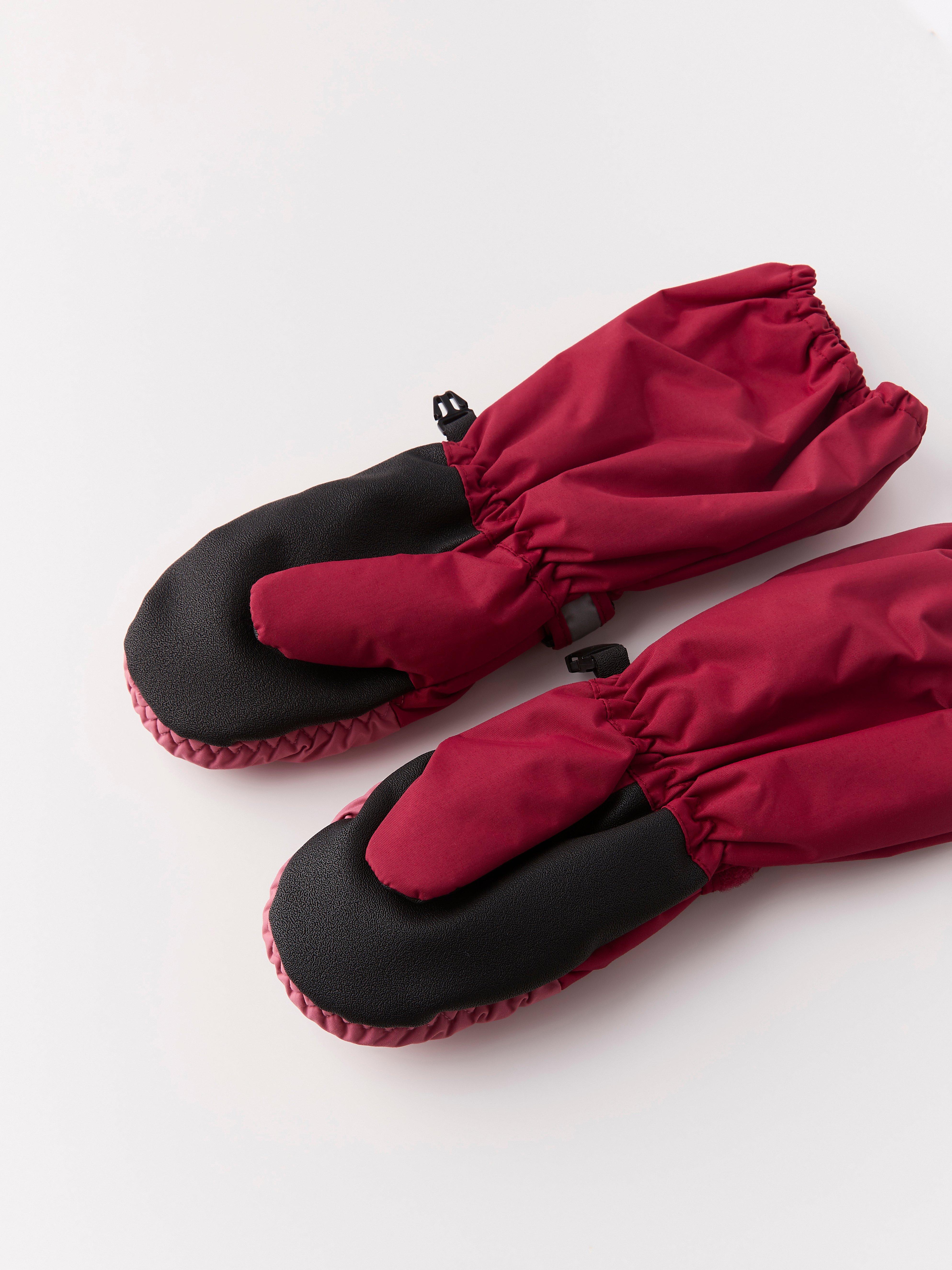 Ski Mittens - Kids Wear - Red