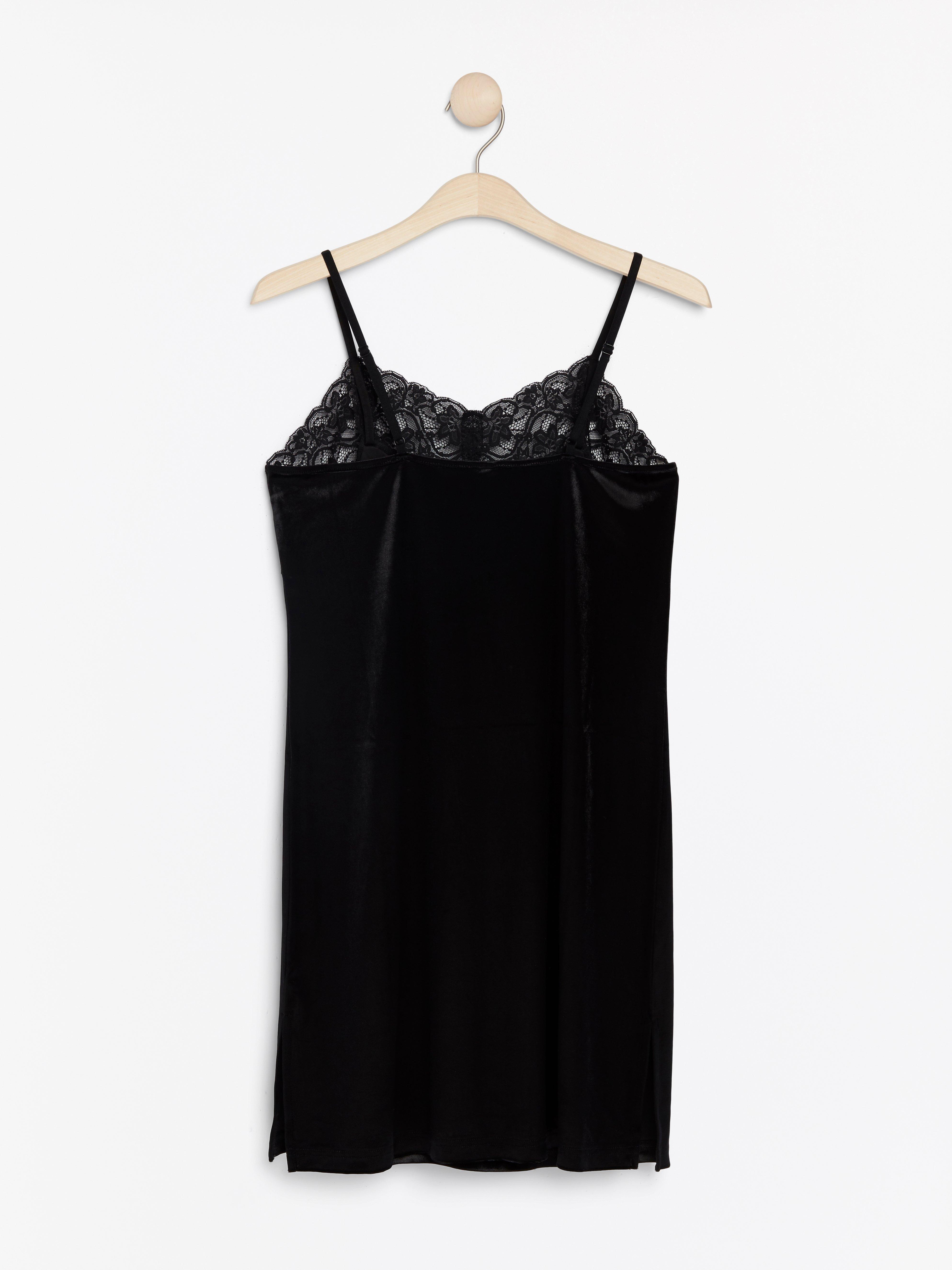 Night Slip - Lingerie - Black
