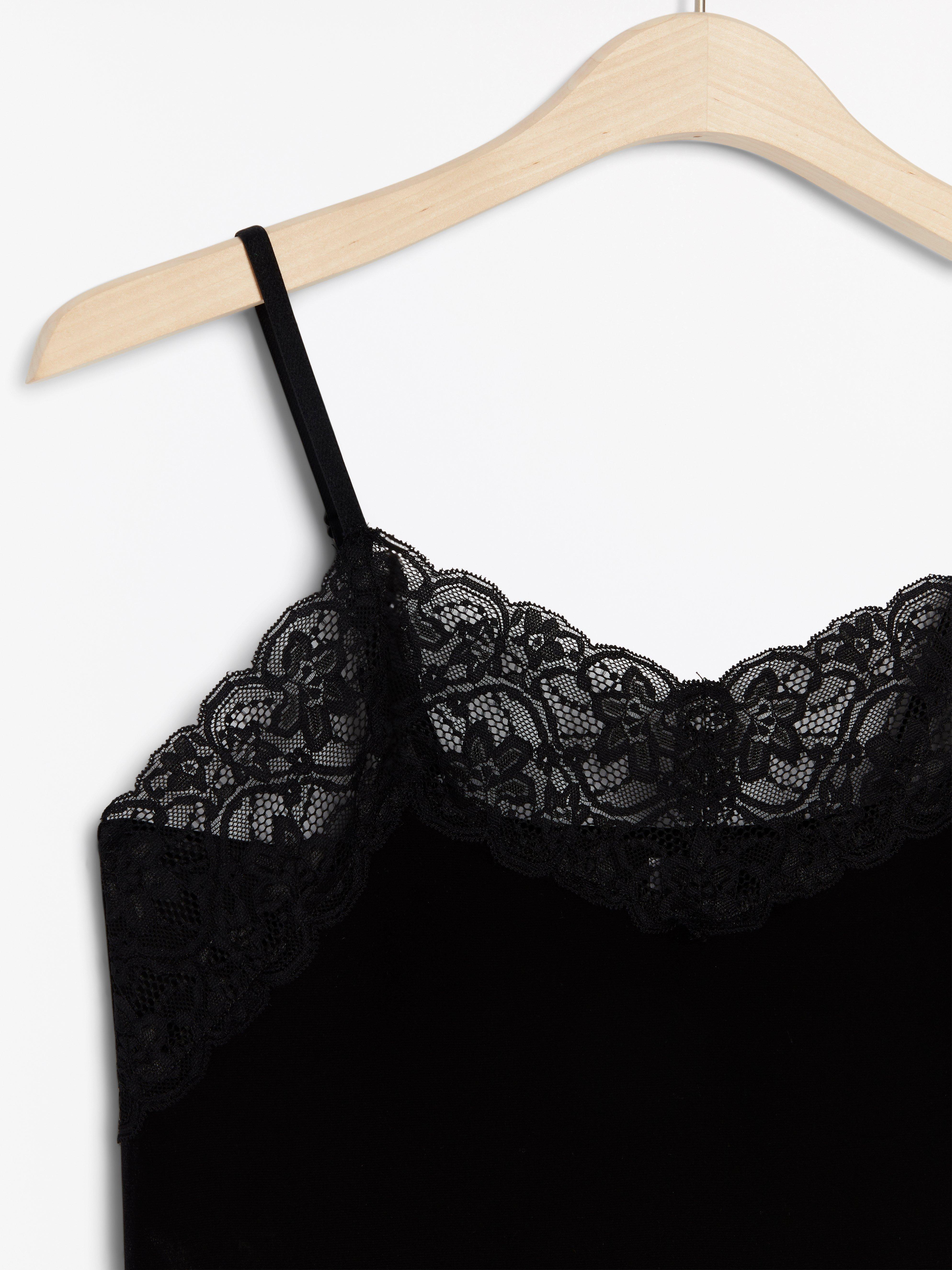 Night Slip - Lingerie - Black