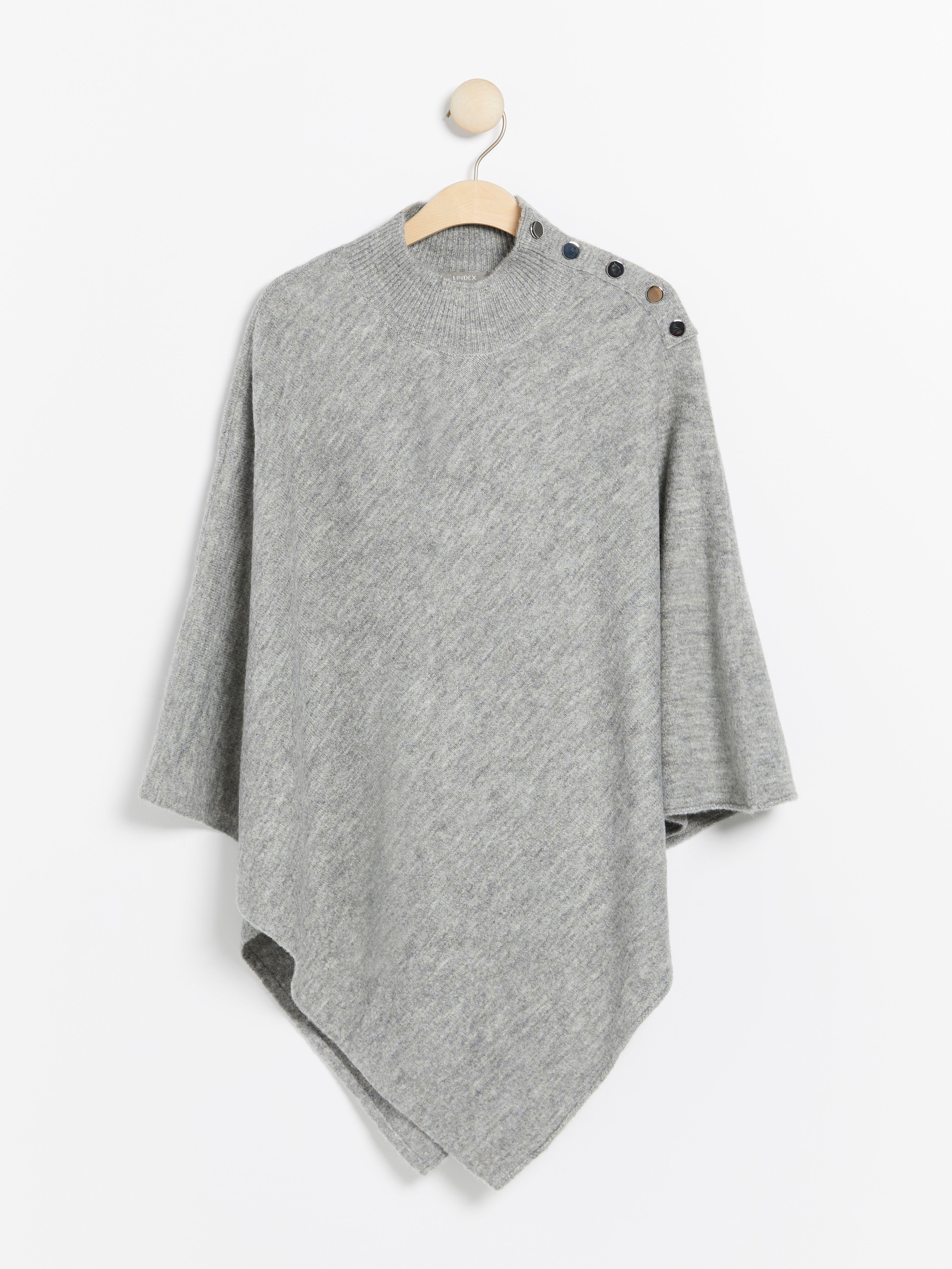 Poncho - Womens Wear - Grey