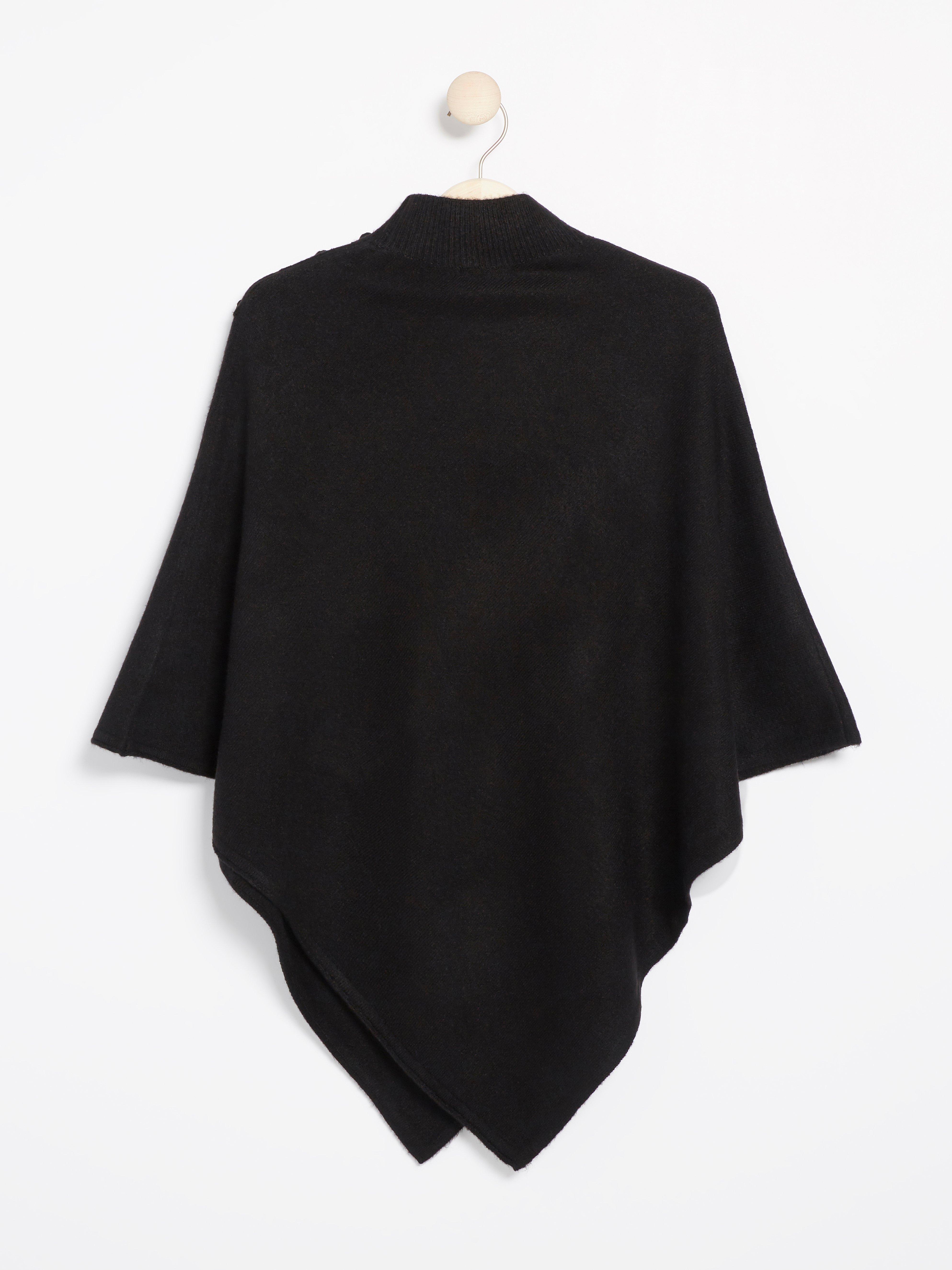 Poncho - Womens Wear - Black
