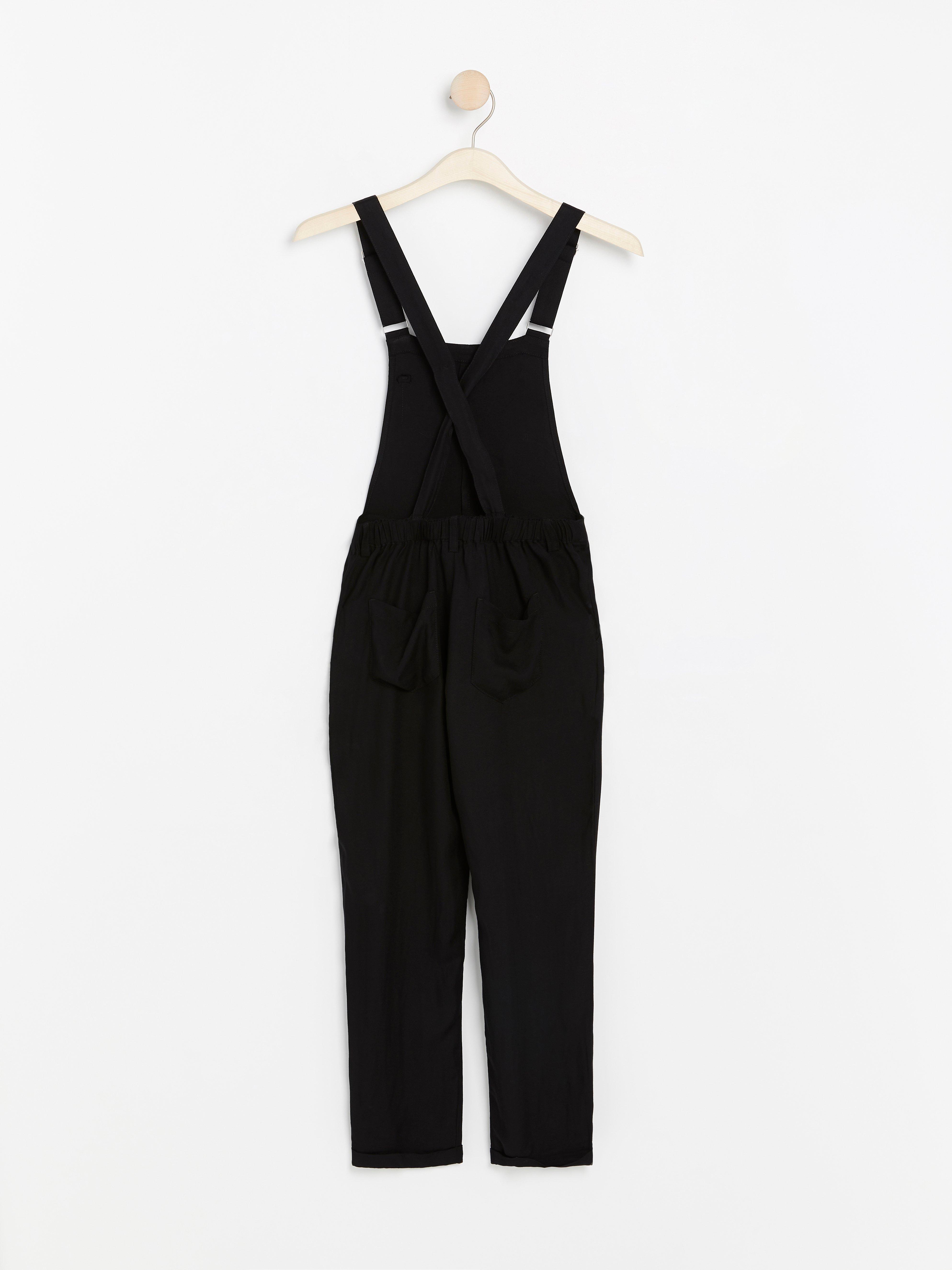 Bib Trousers - Kids Wear - Black