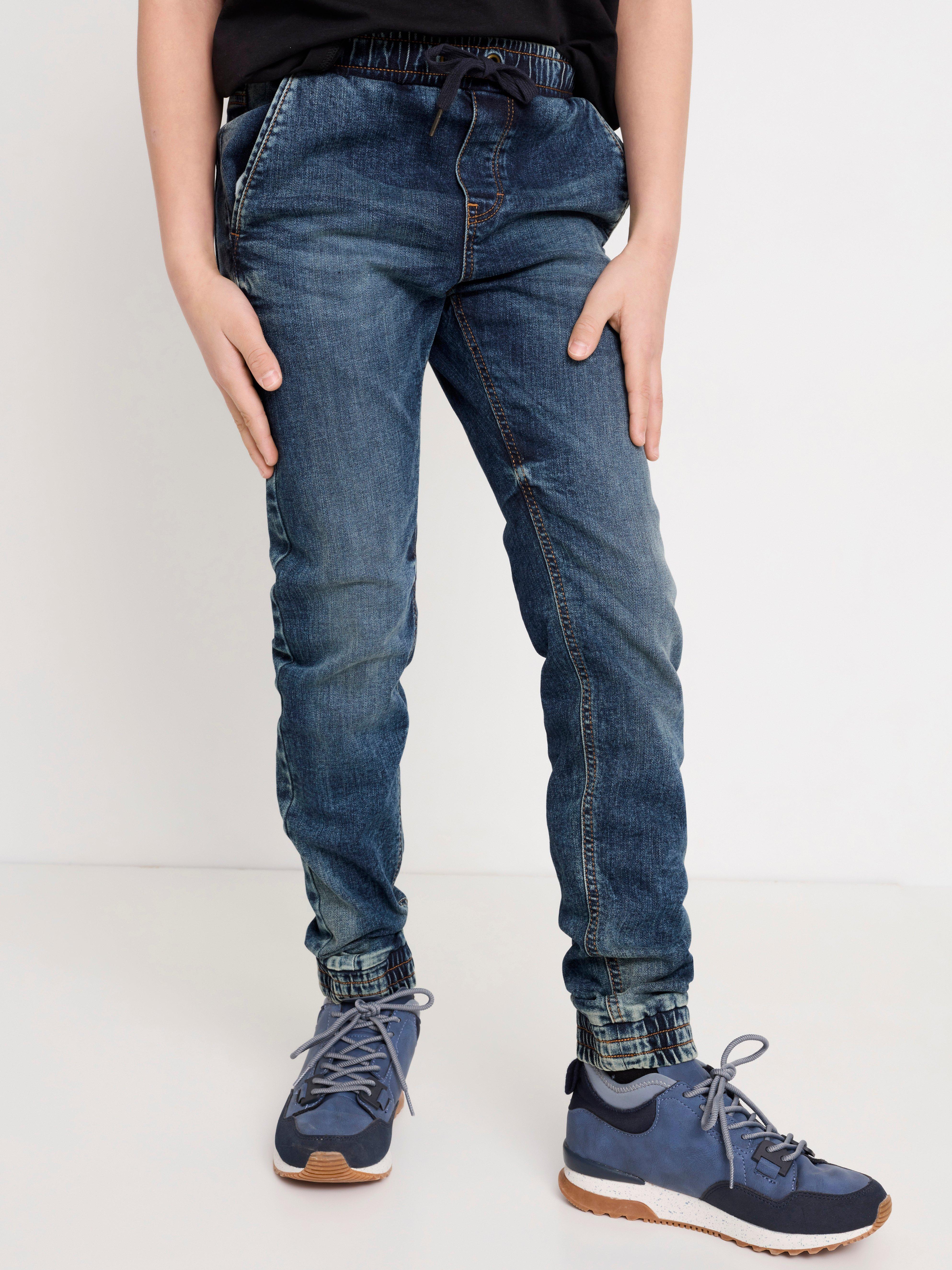 Regular fit jeans i extra slitstarkt material