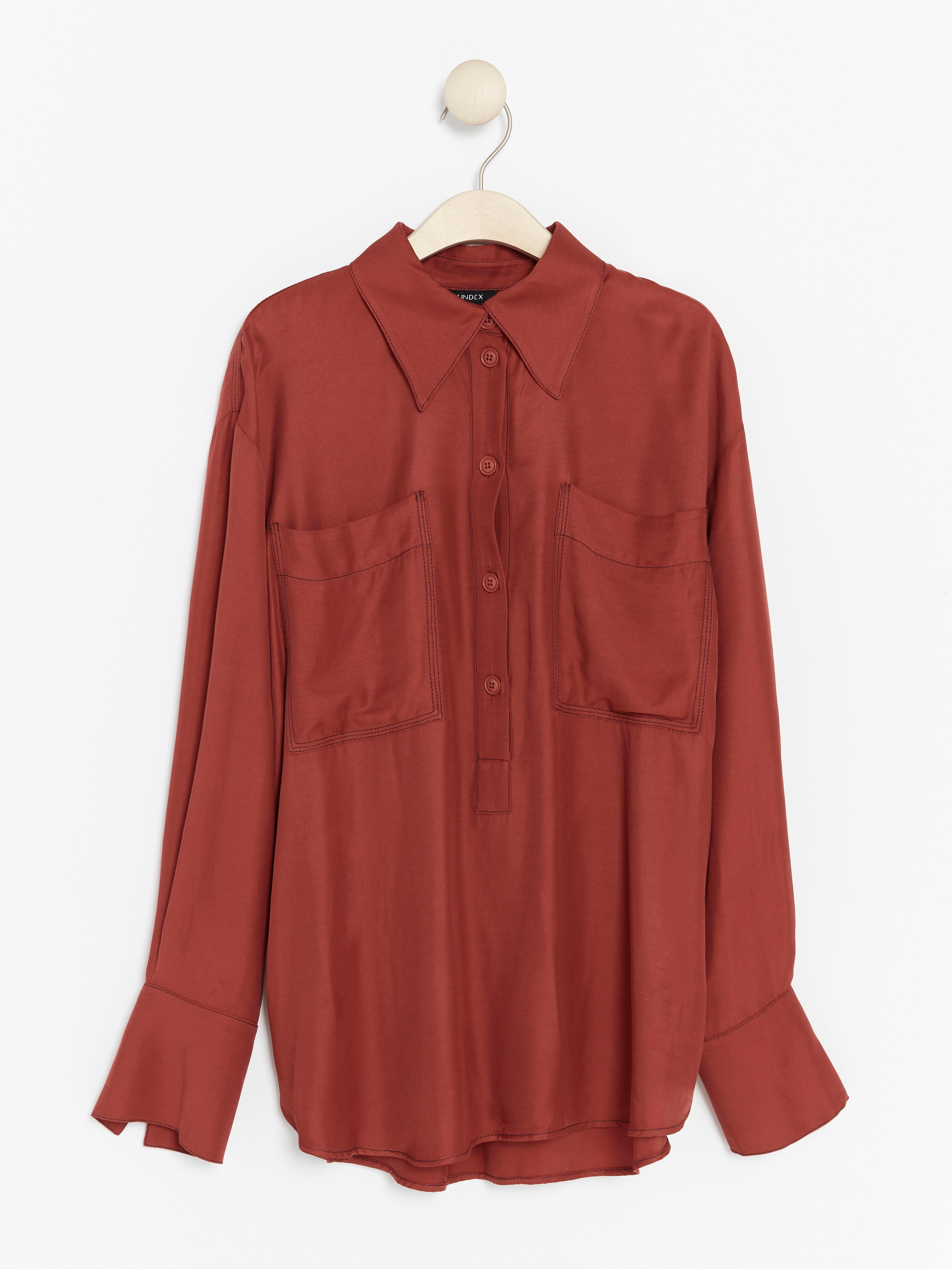 Skjorta - Dam - Röd