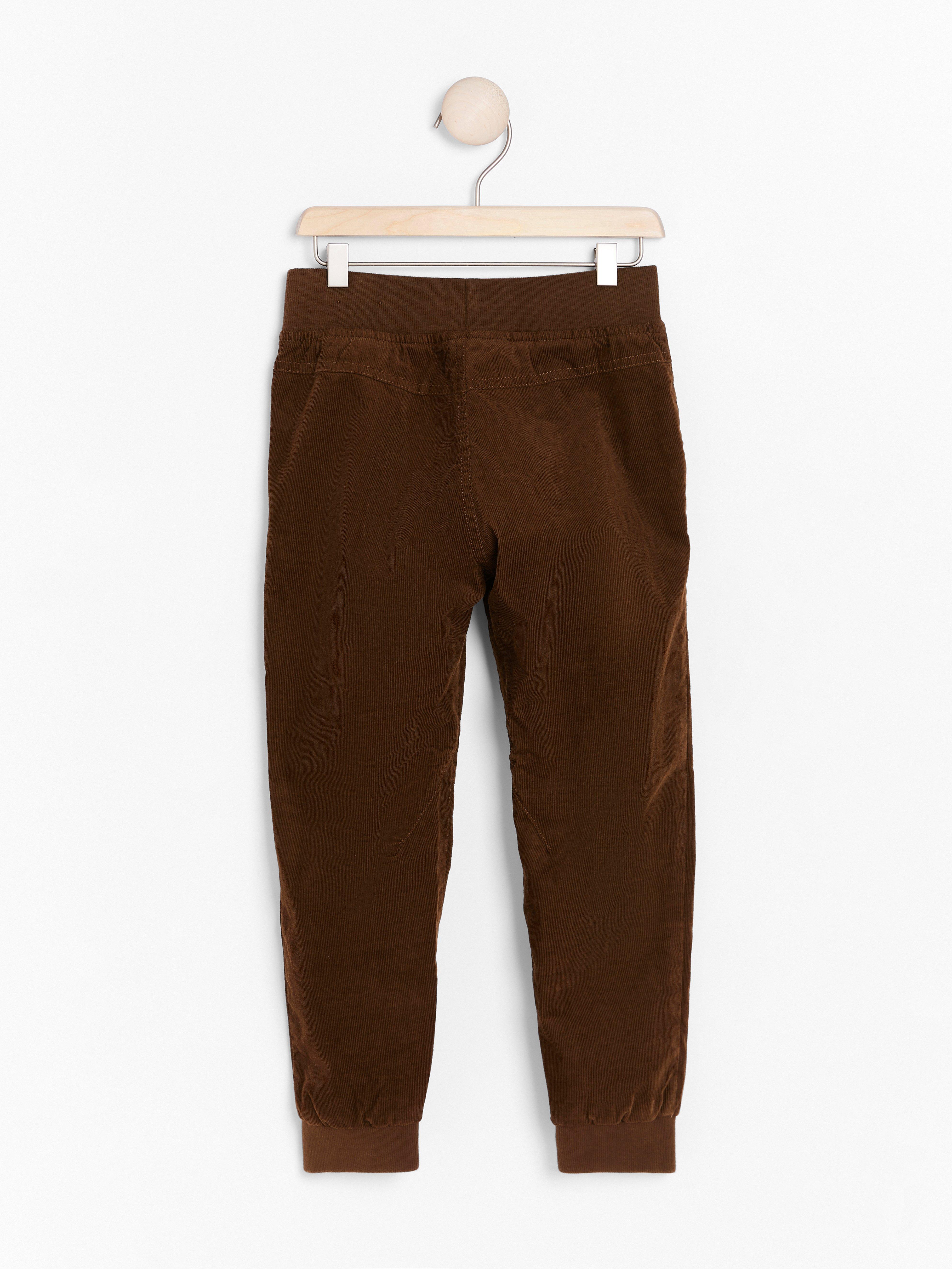 loose fit corduroy trousers
