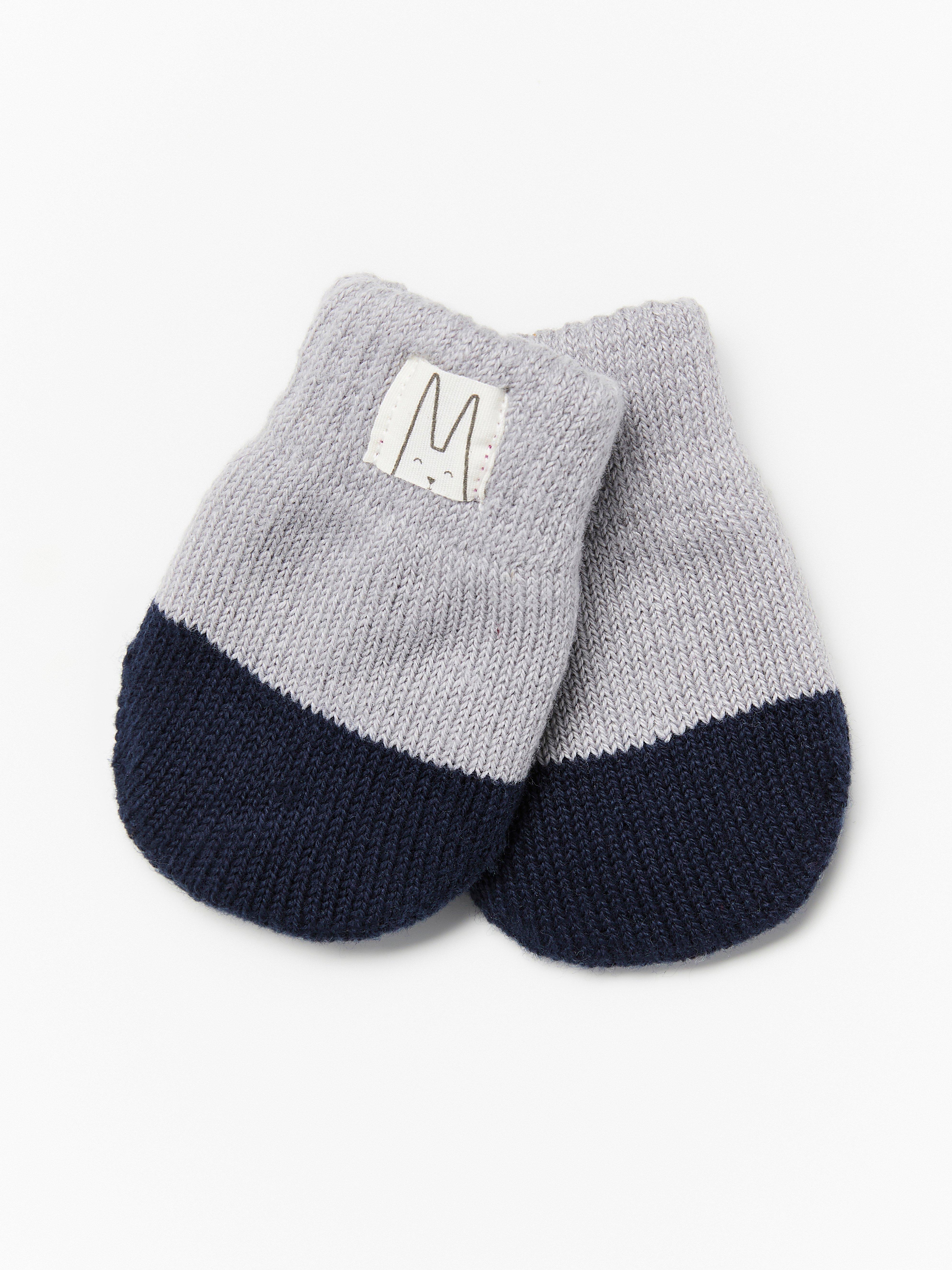 Mittens - Kids Wear - Grey