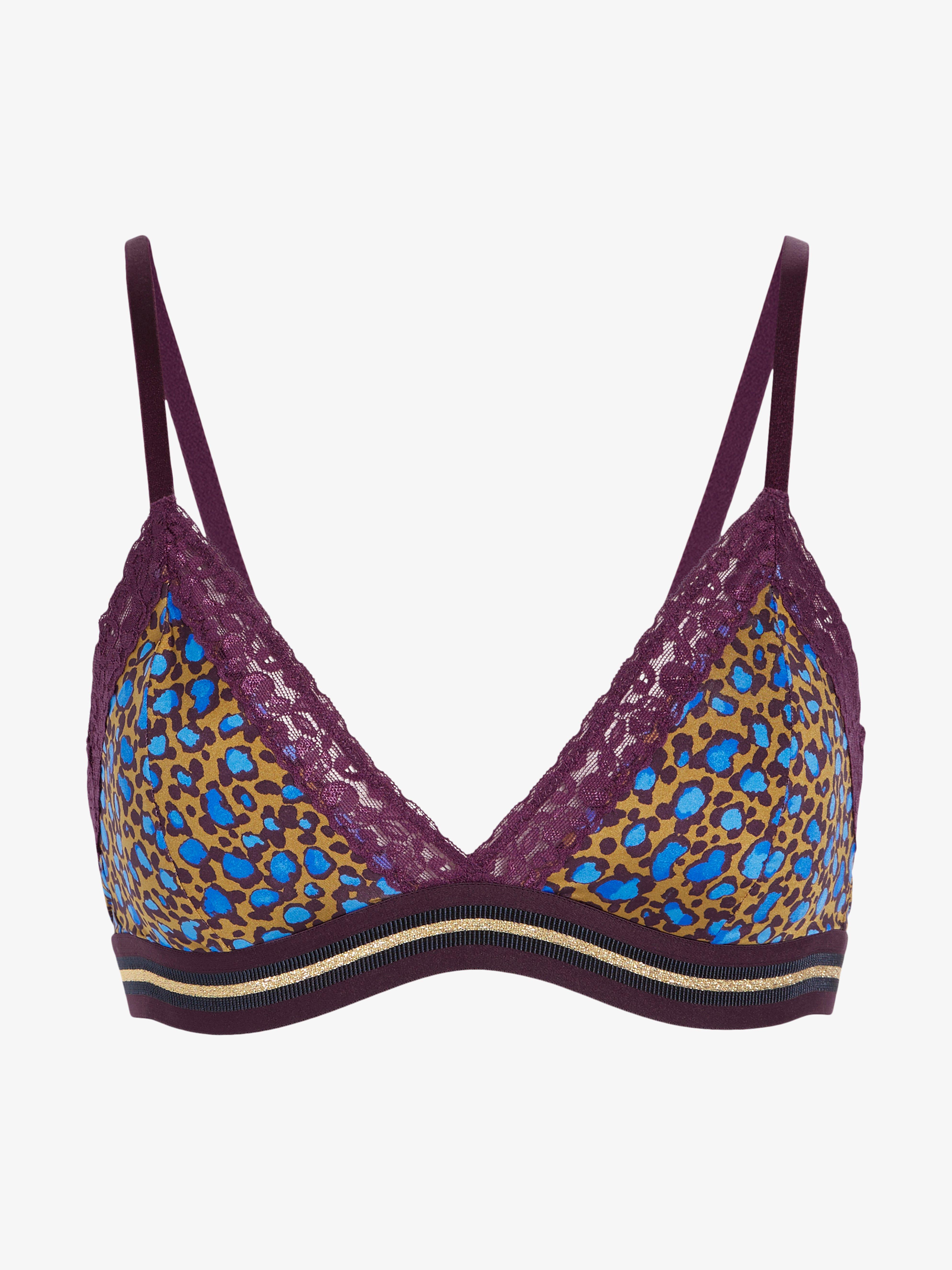 patterned bralette