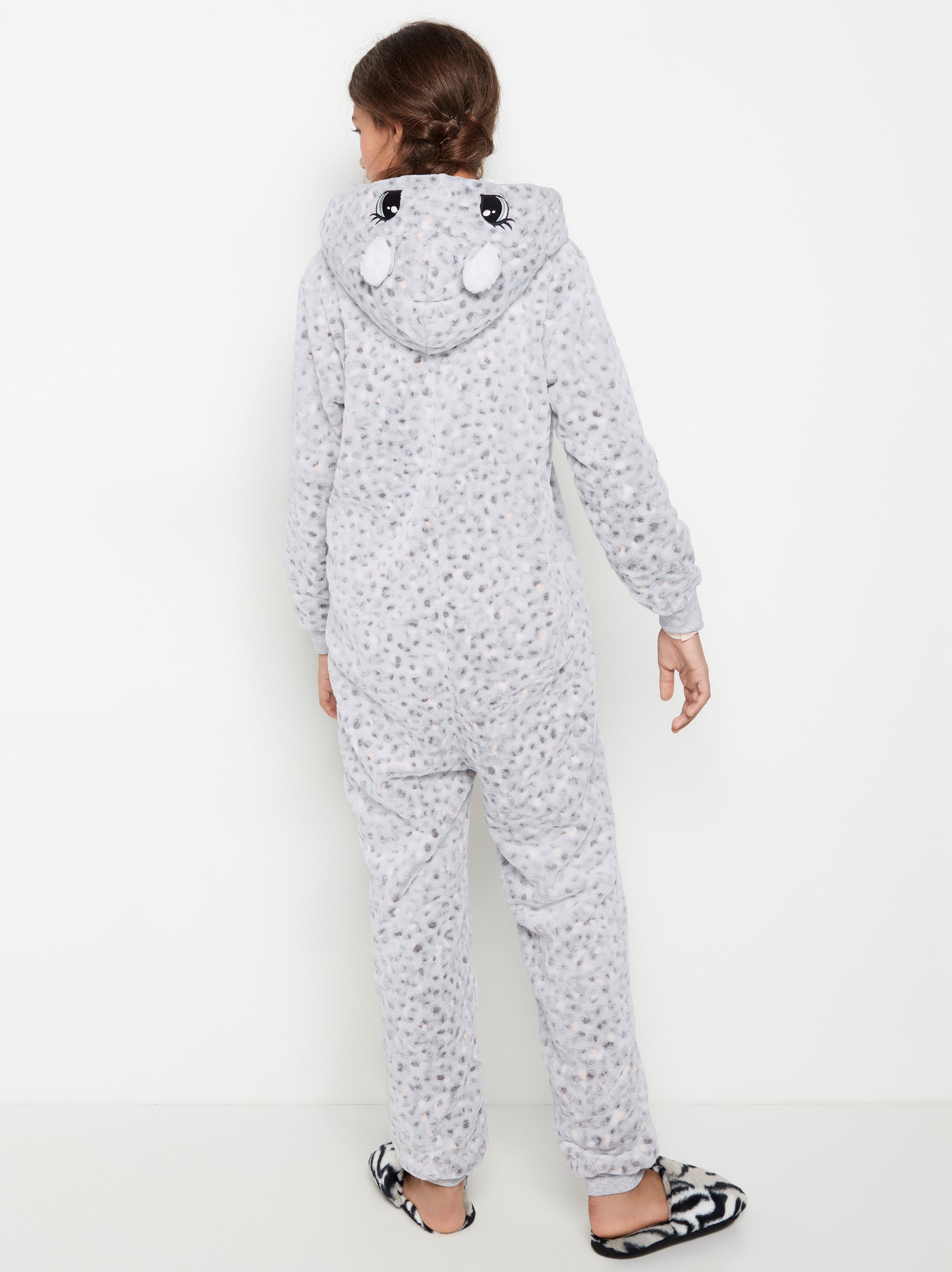 Snow leopard onesie Lindex Europe