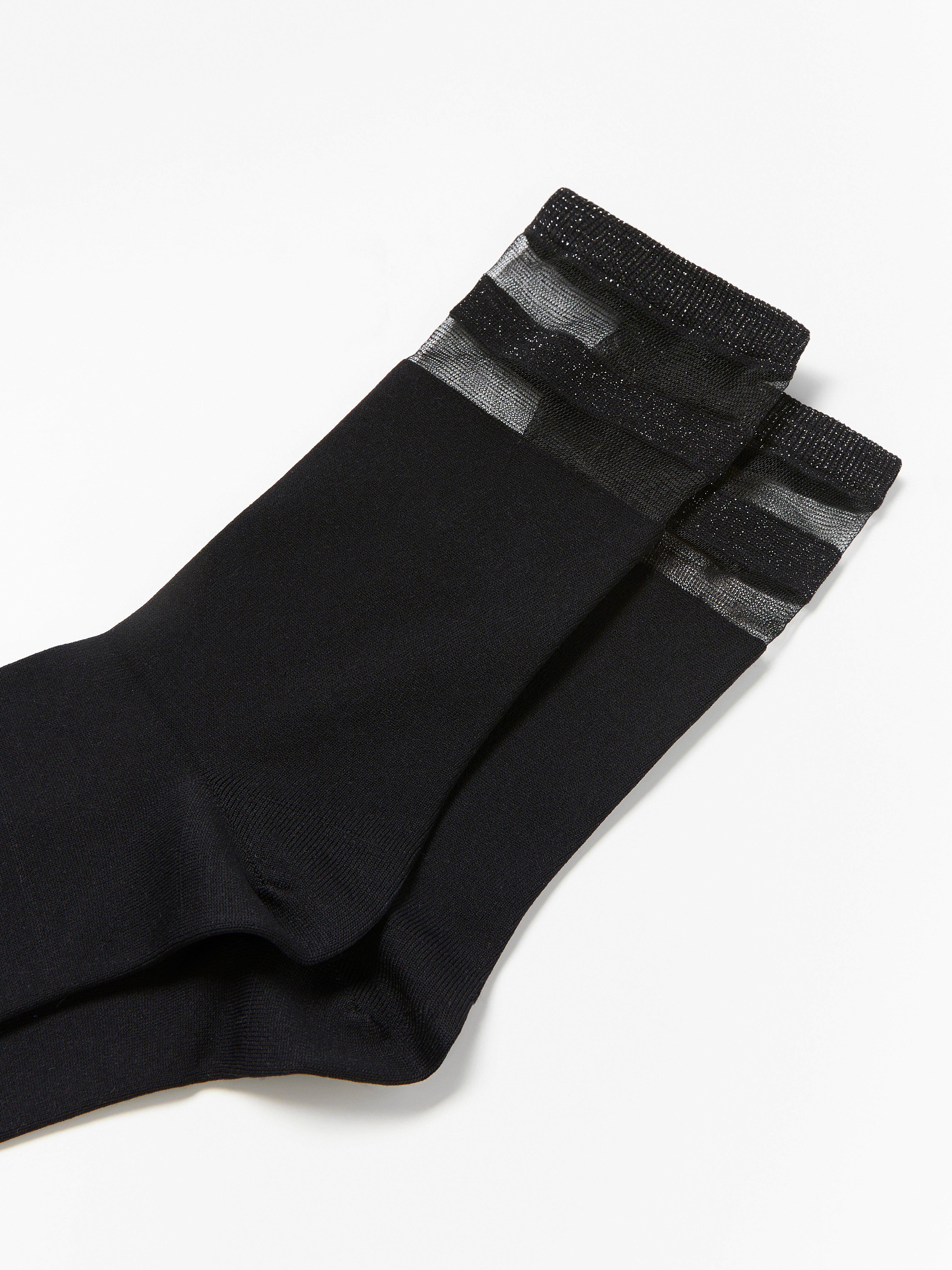 Socks - Lingerie - Black