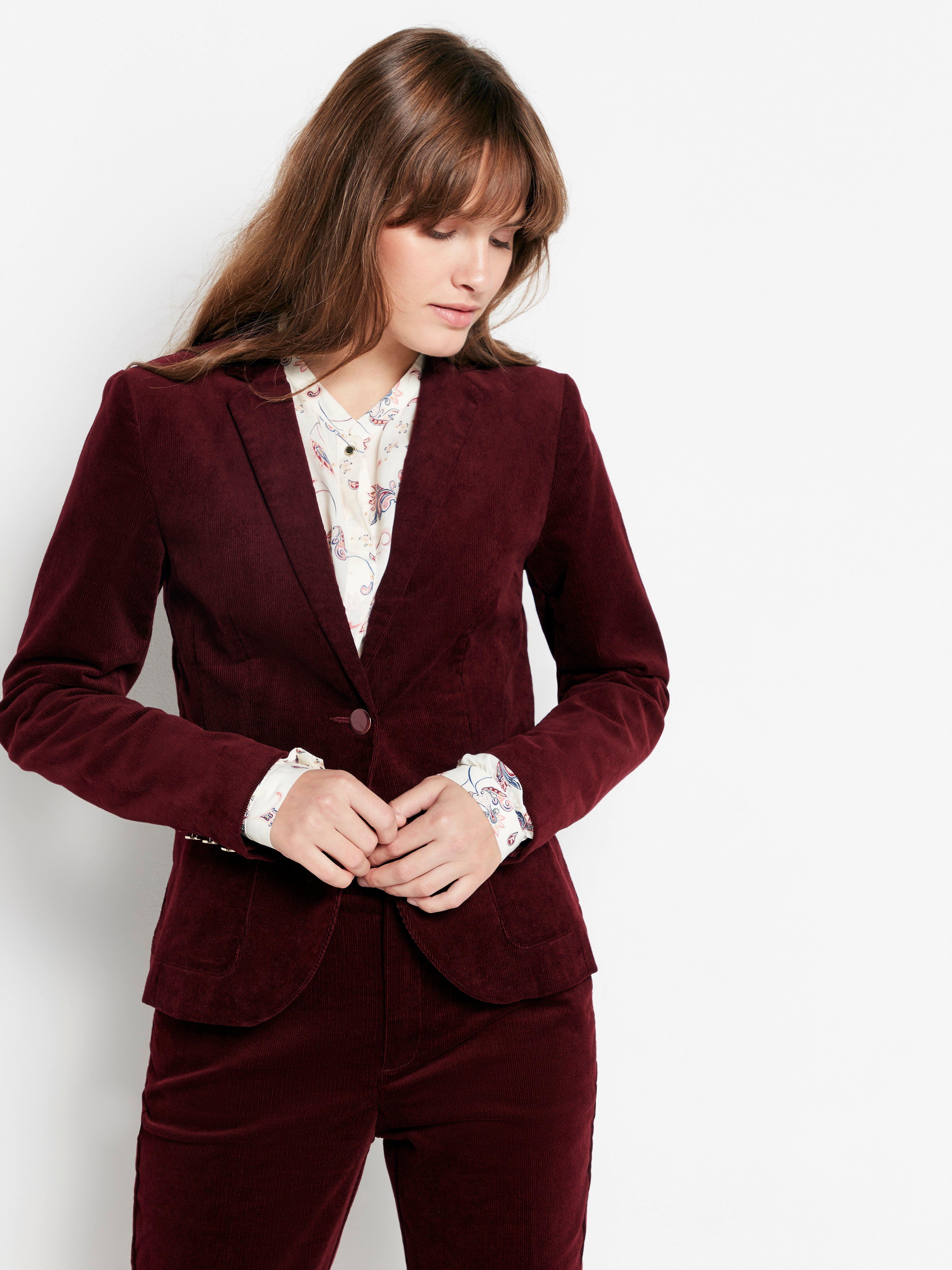 Corduroy blazer hot sale womens uk