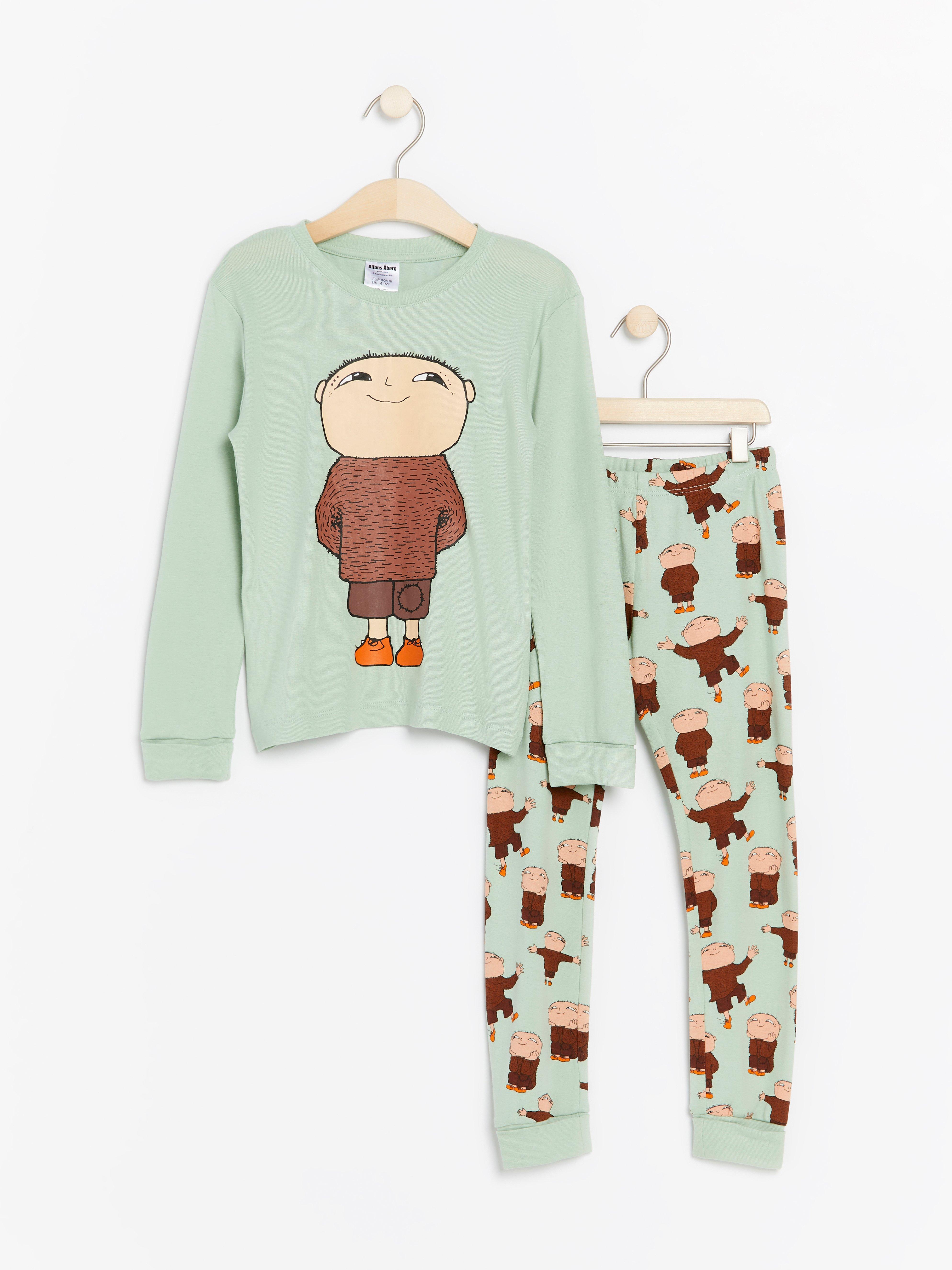 Pyjamas - Barn - Grön