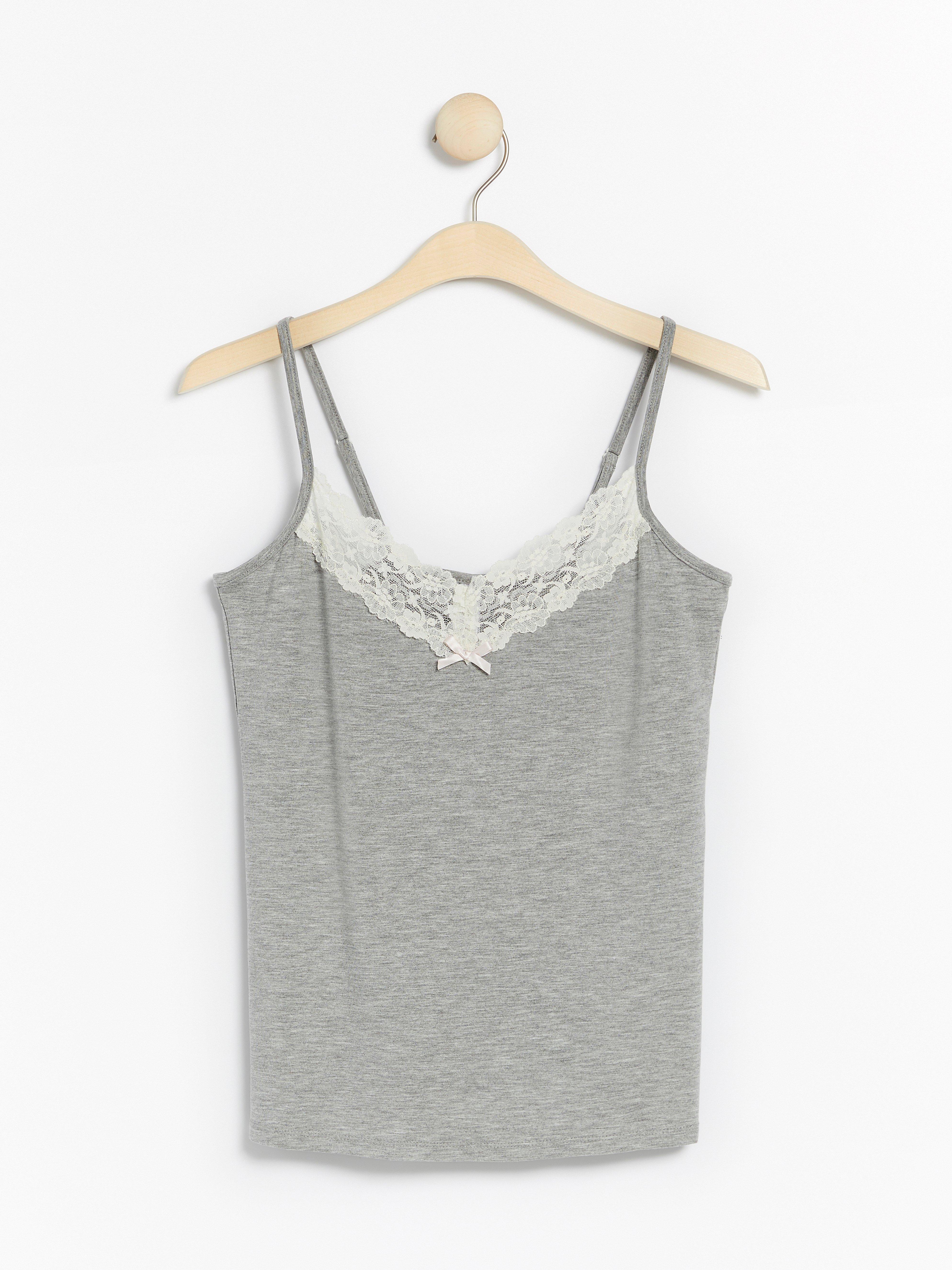 Pyjama Top - Lingerie - Grey