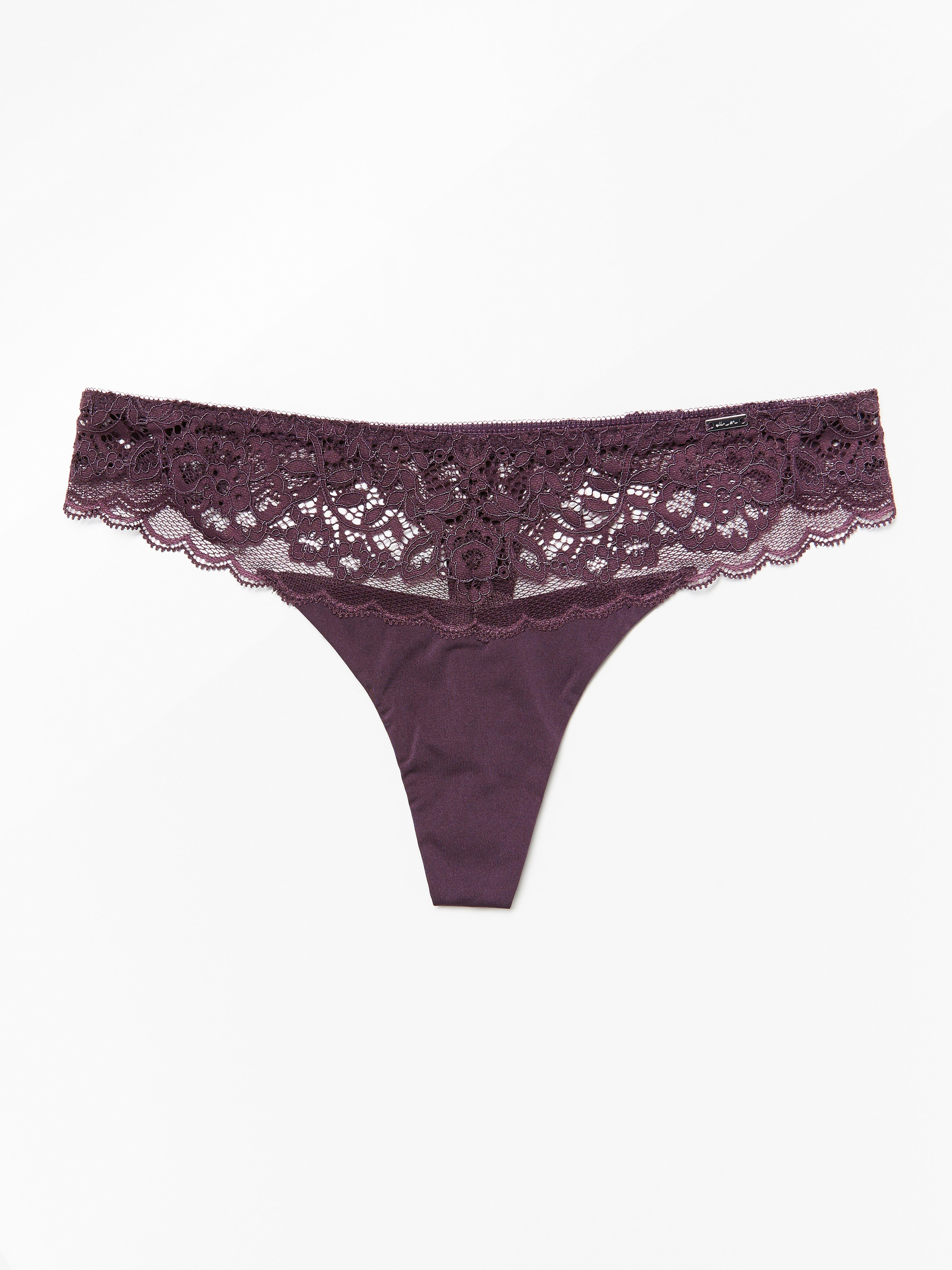 Thong Low - Lingerie - Lilac
