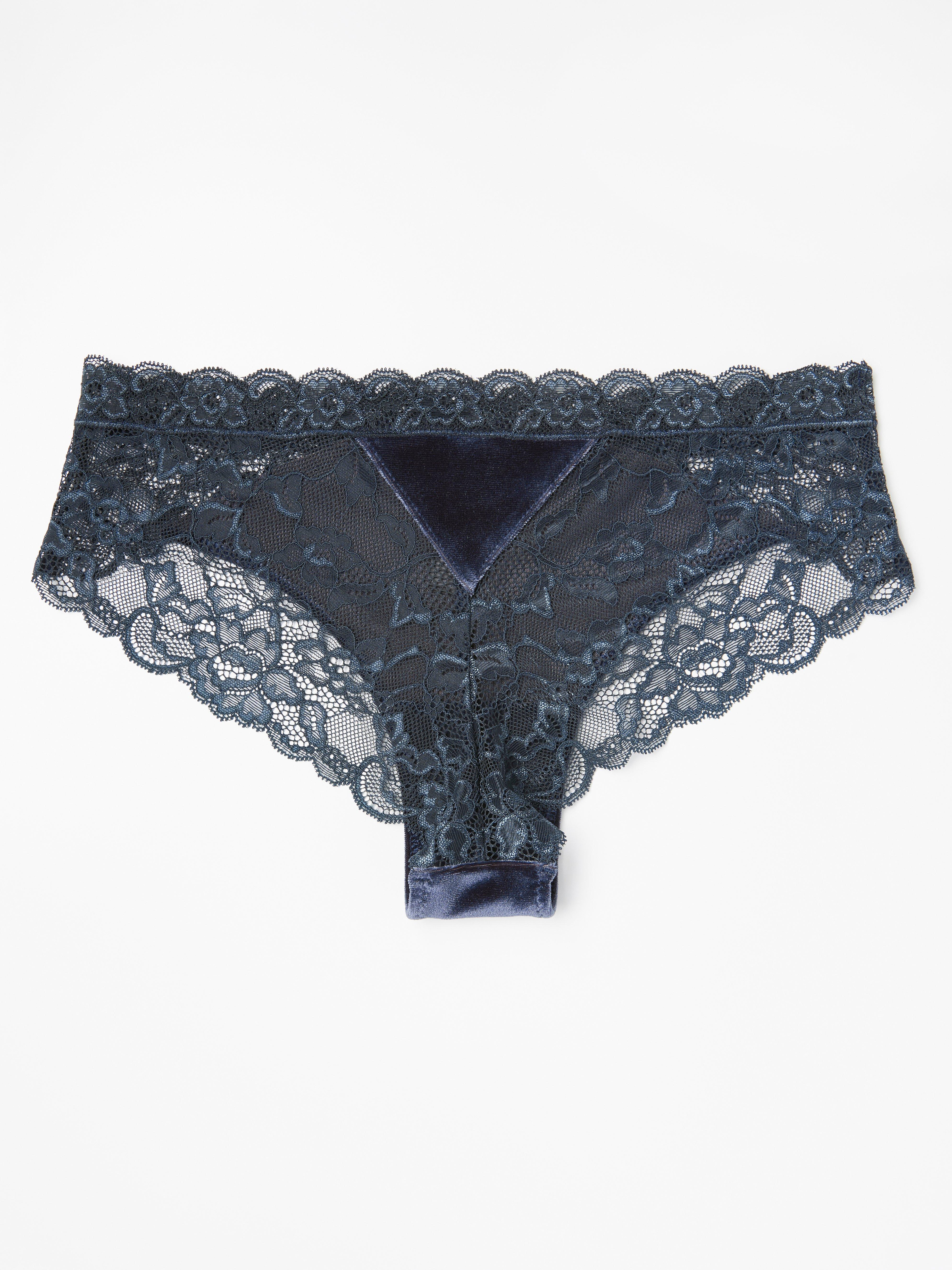 Brazilian Low - Lingerie - Blue