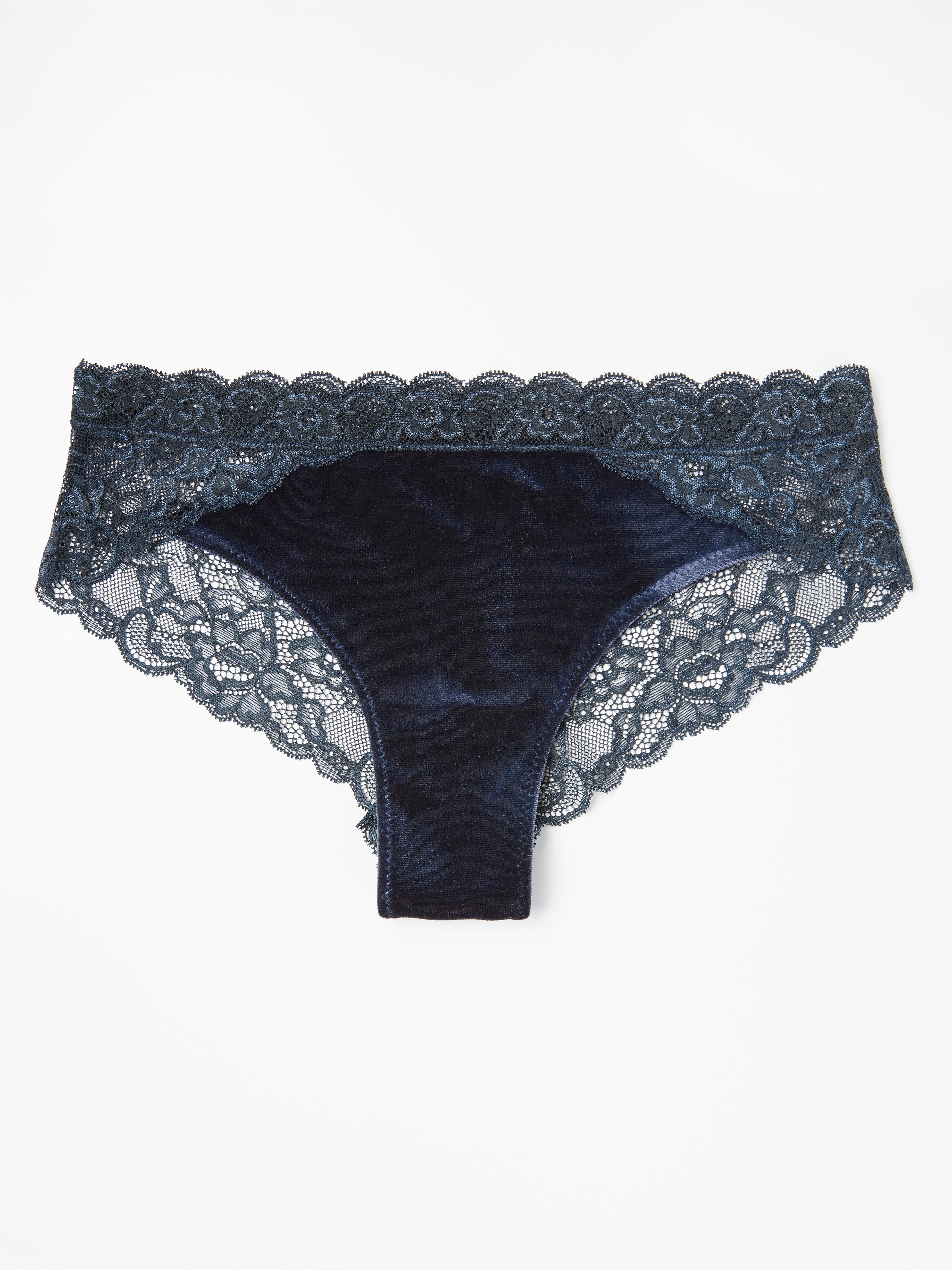 Brazilian Low - Lingerie - Blue