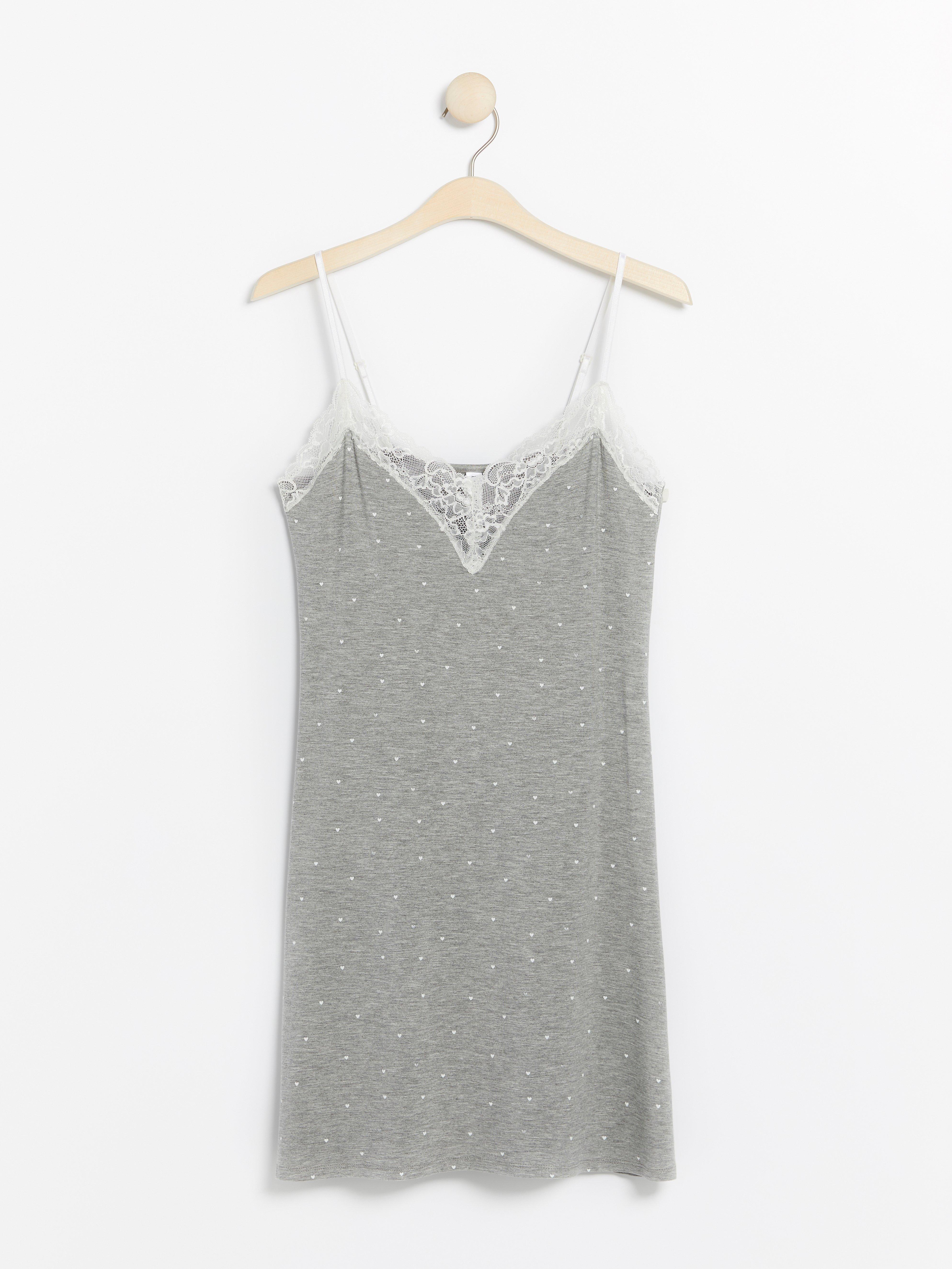 Night Slip - Lingerie - Grey