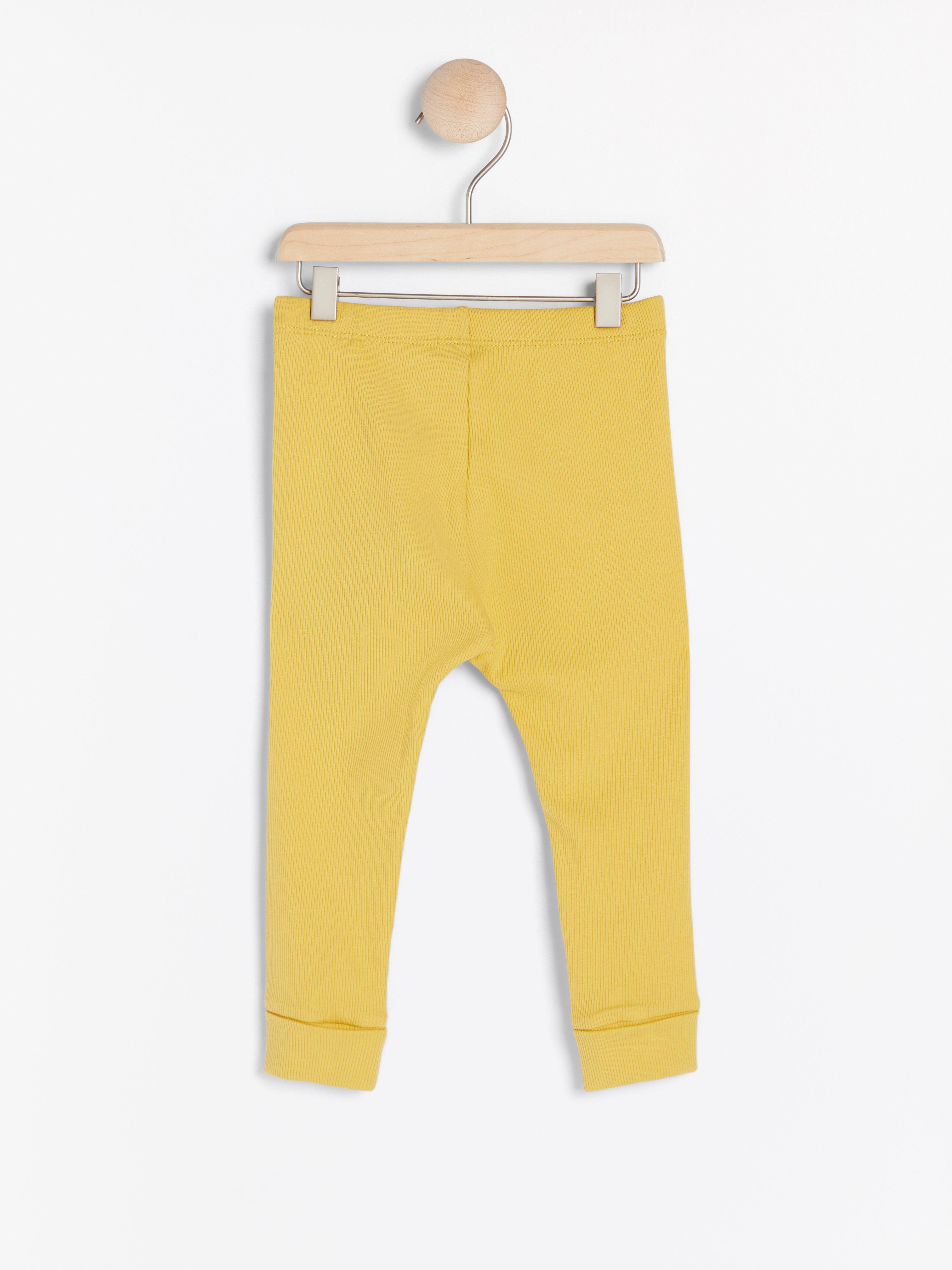 Leggings - Barn - Gul