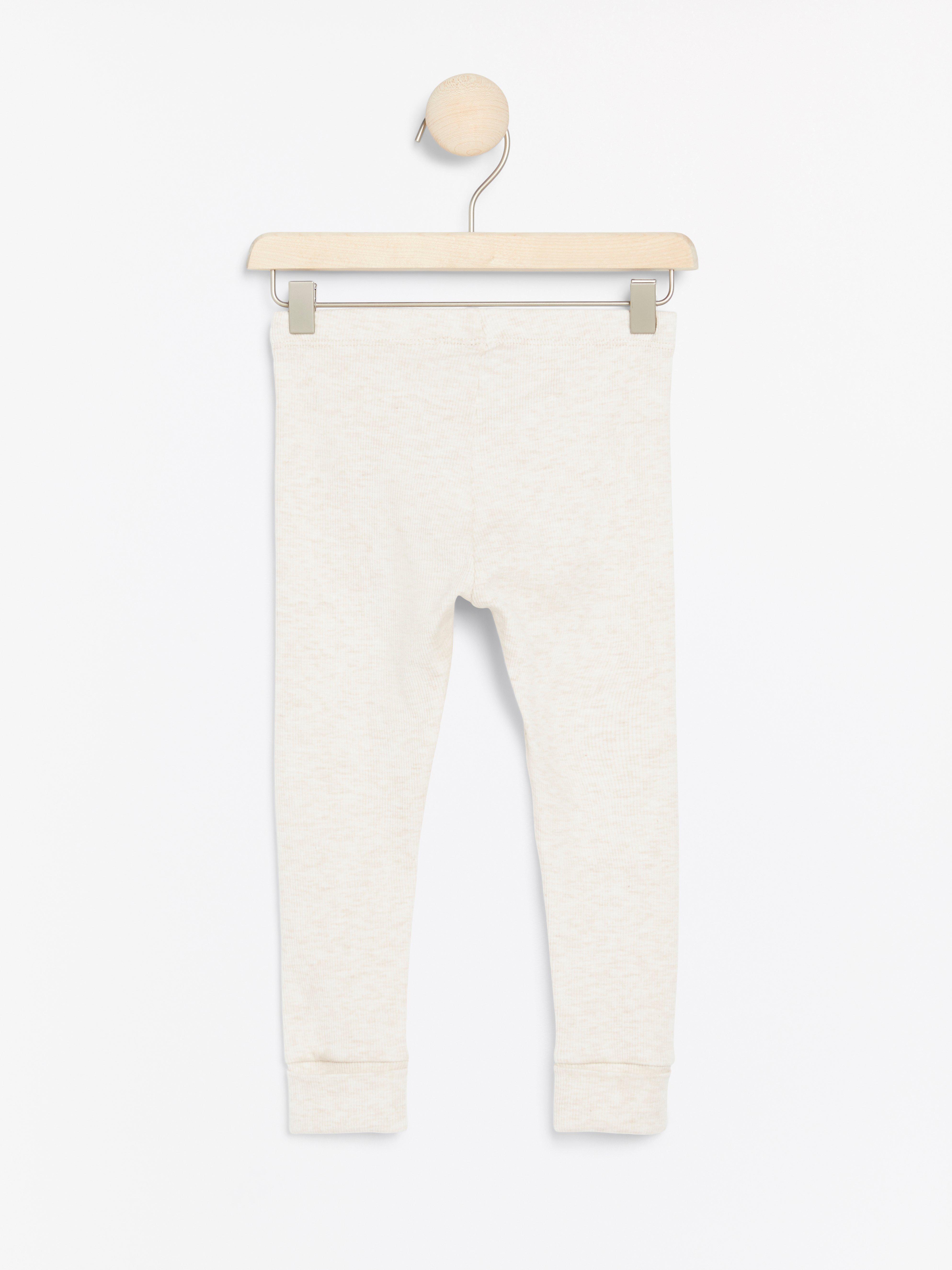 Leggings - Barn - Beige