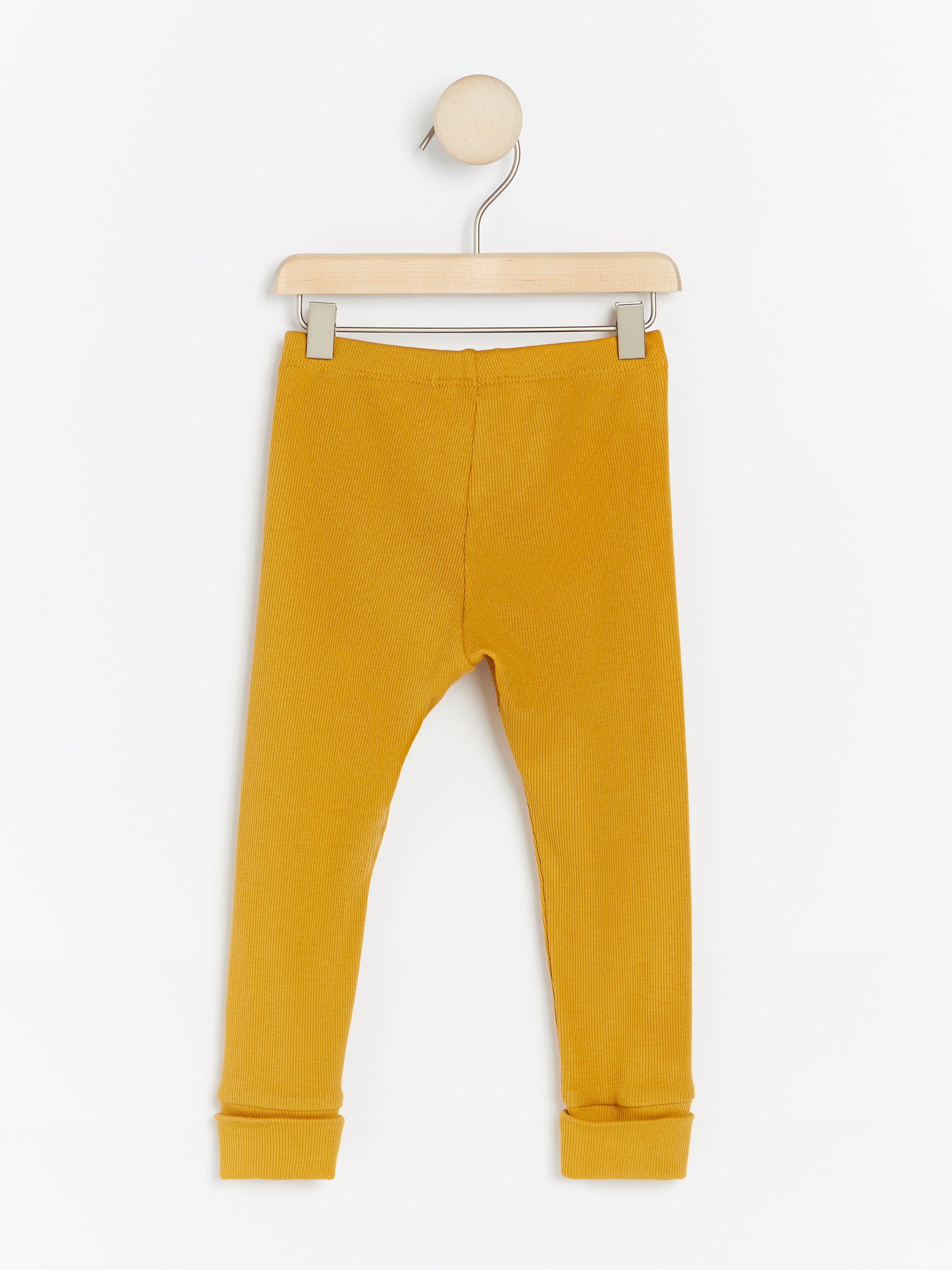 Leggings - Barn - Gul