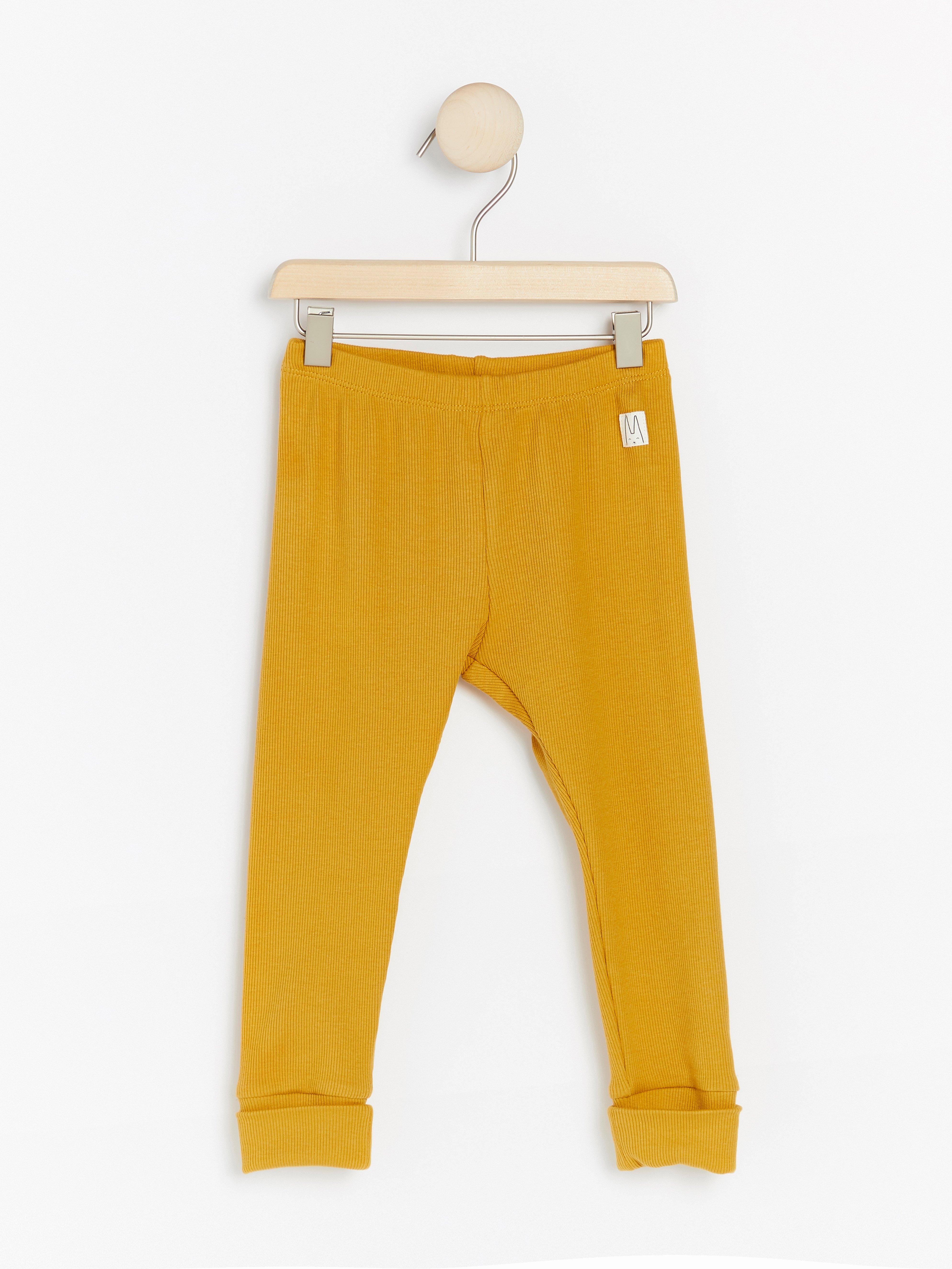 Leggings - Barn - Gul