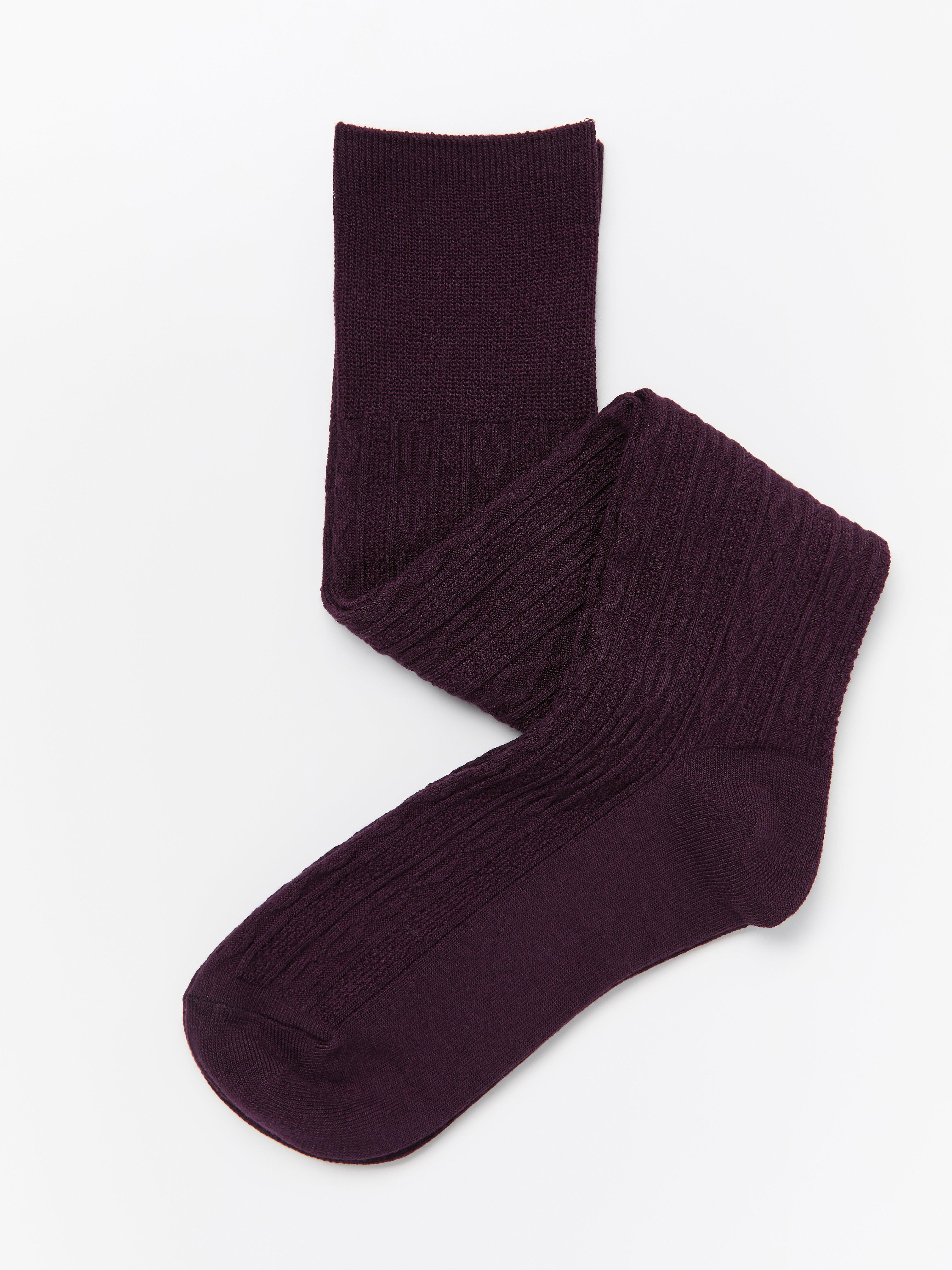 Knästrumpor - Underkläder - Lila