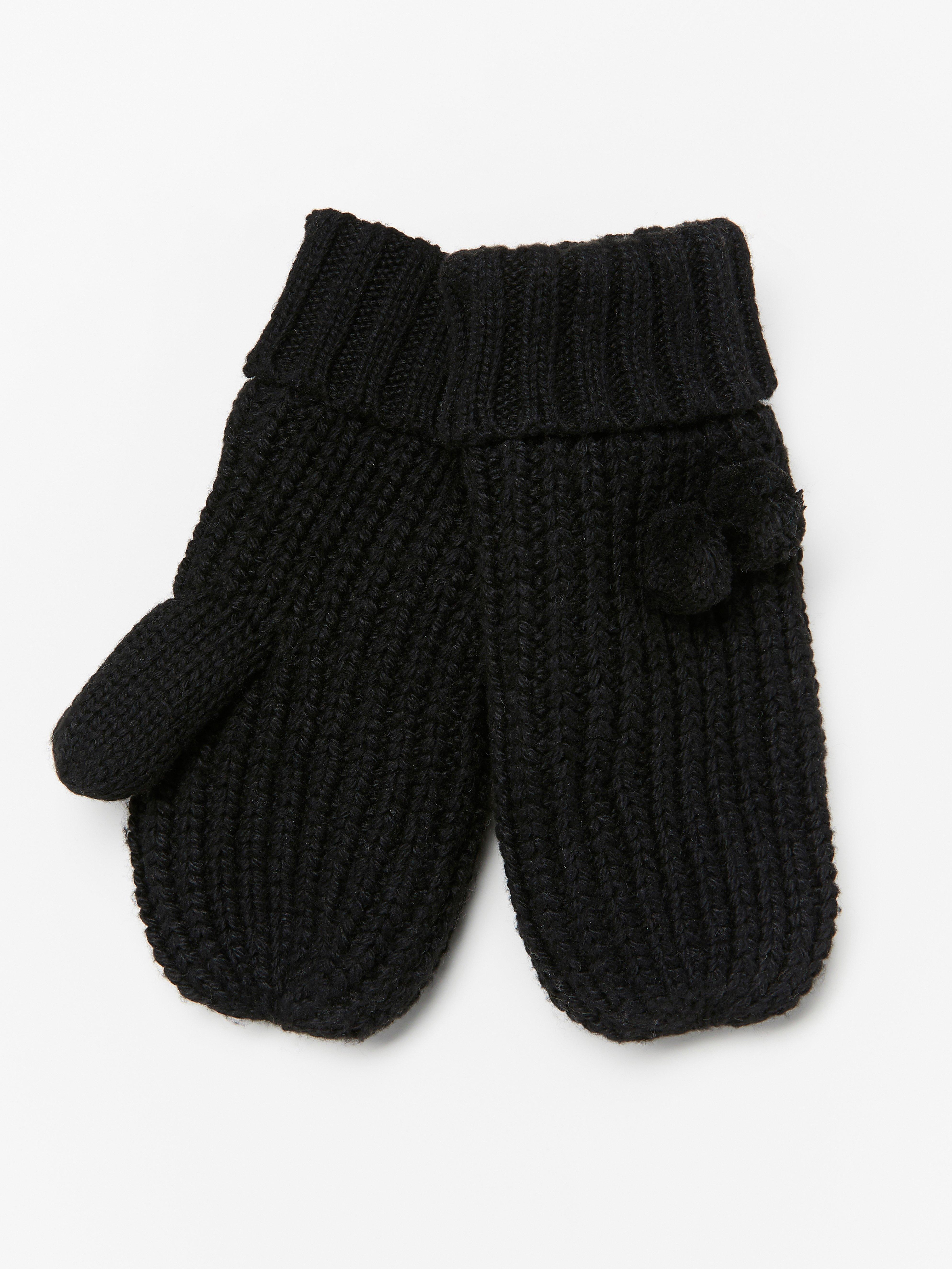 Mittens - Kids Wear - Black