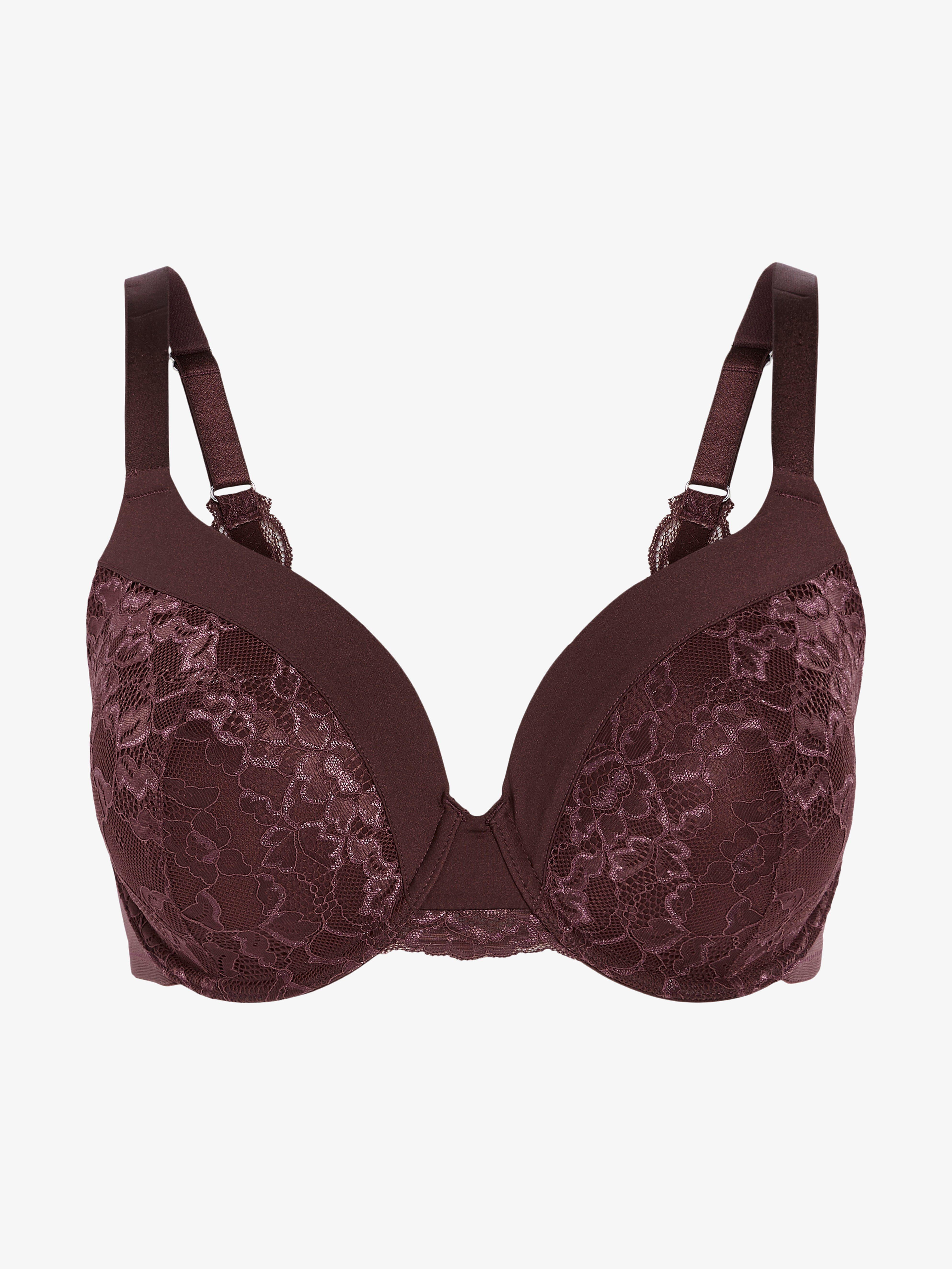 Dahlia T-shirt Bra - Lingerie - Red
