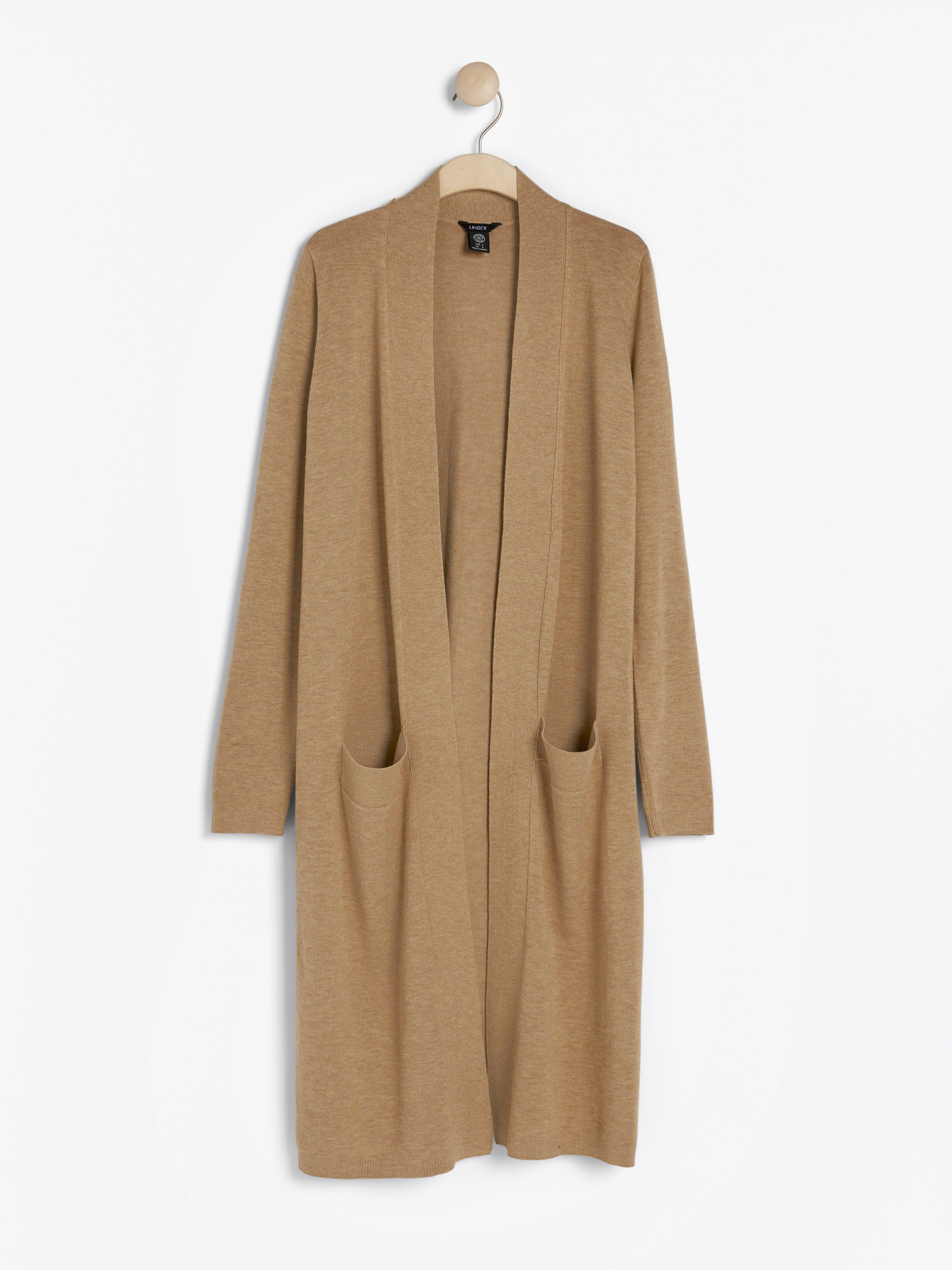 Maxi Cardigan - Womens Wear - Beige