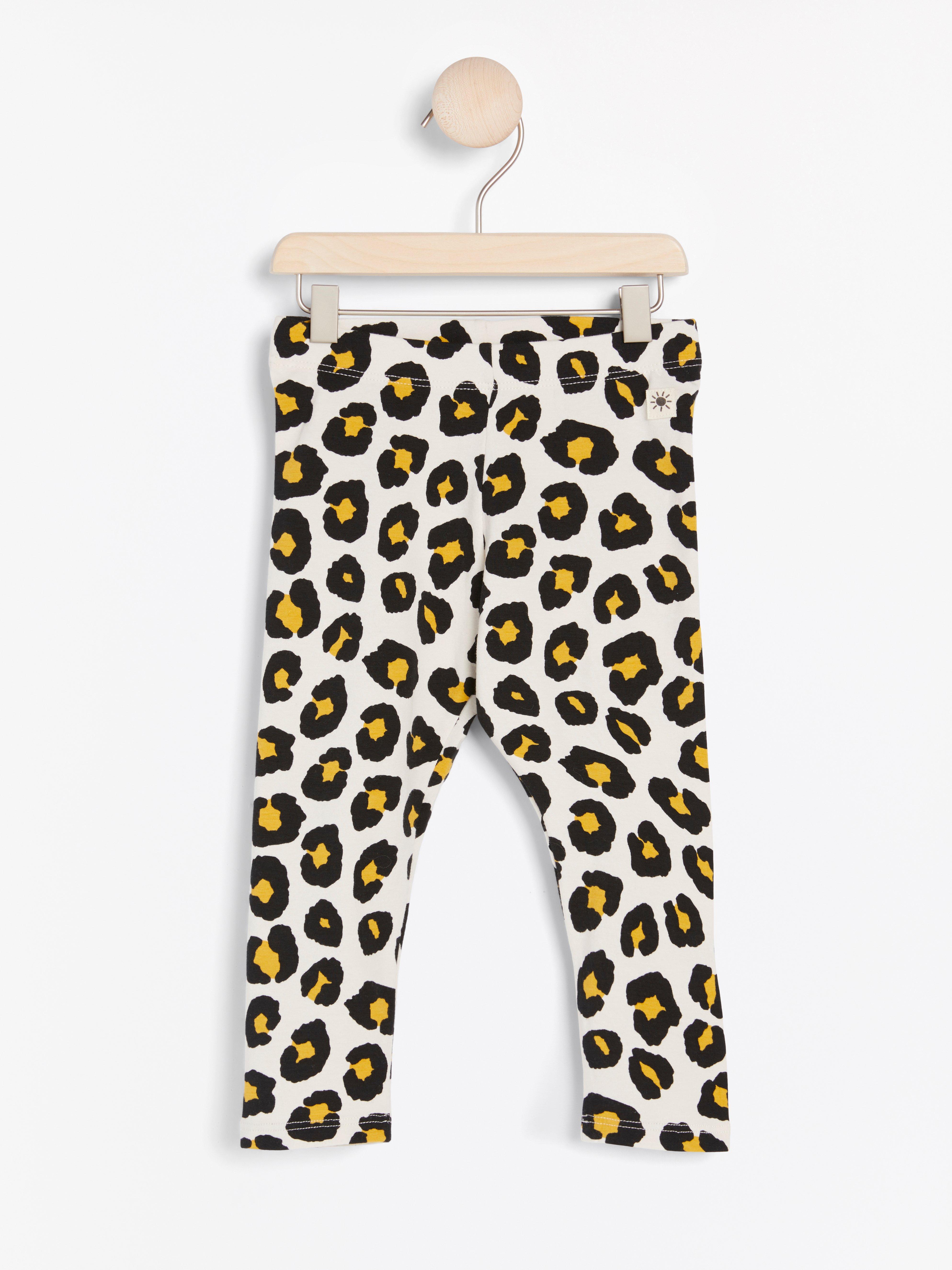 baby leopard leggings