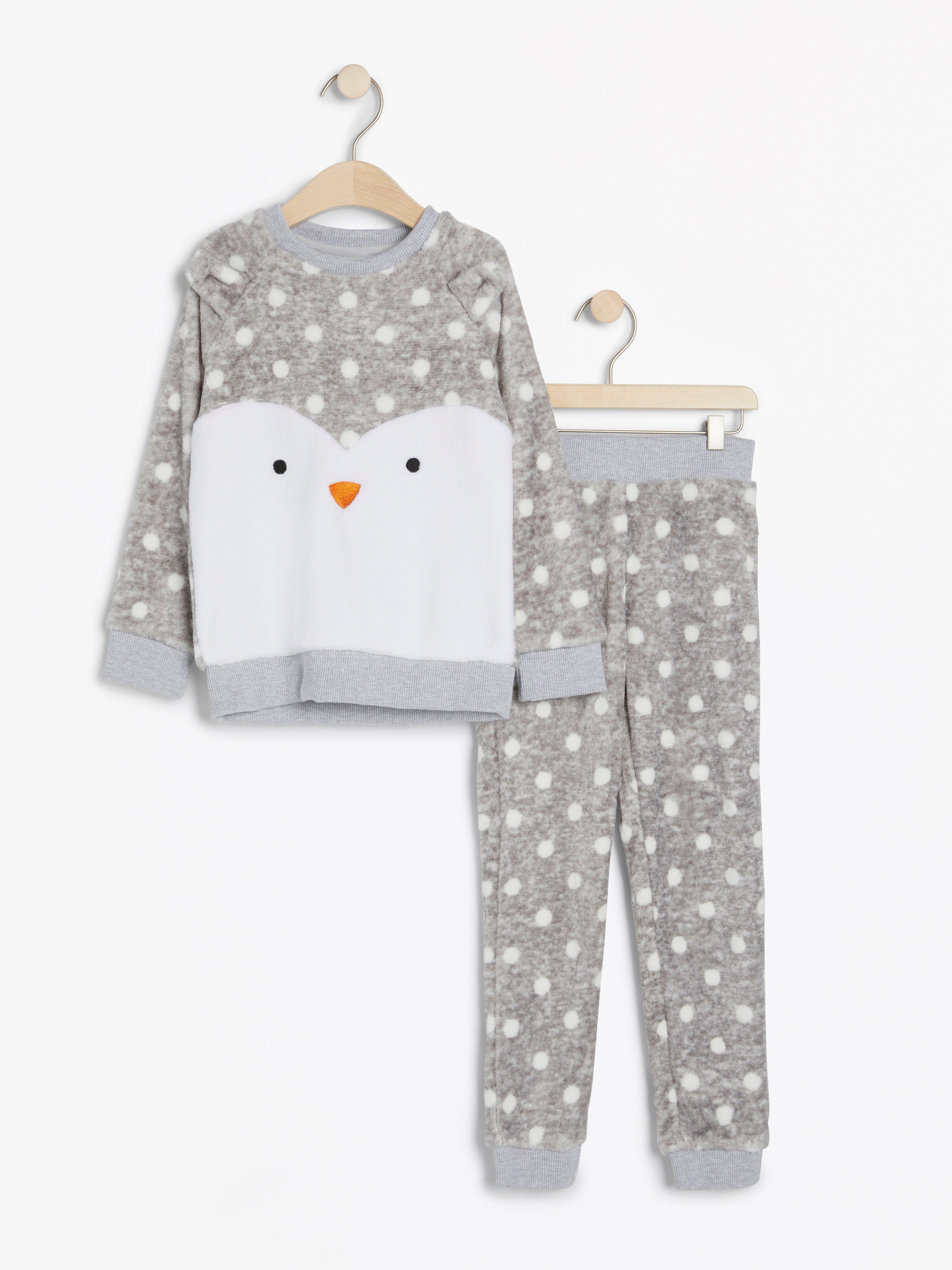 Pyjamasset - Barn - Grå